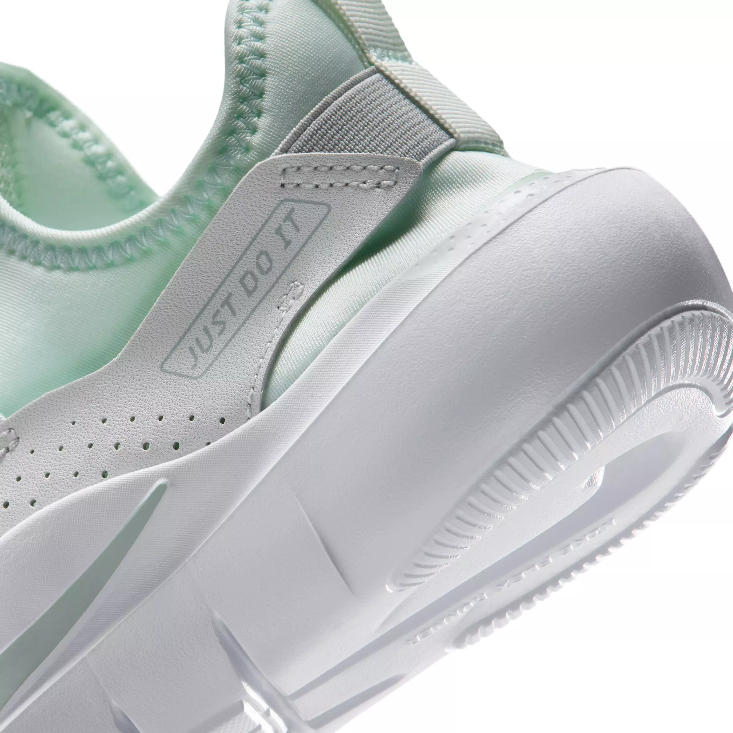 Nike Flex Runner 4 "Barely Green/Photon Dust/White/Light Silver" Grade School Boys' Running Shoe - GREEN/DUST/WHITE/LT SILVER