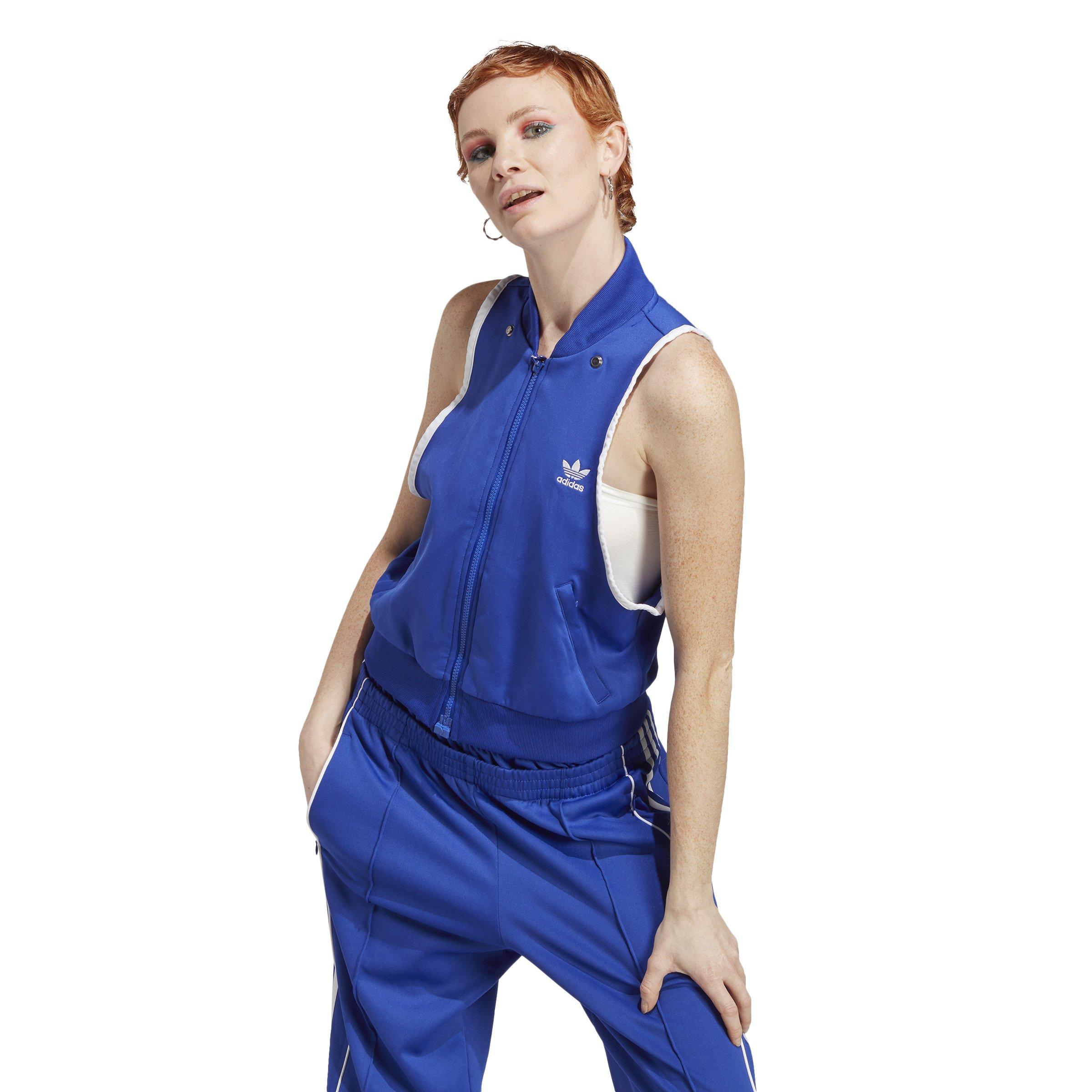 adidas Women's Always Original SST Track Jacket-Blue - BLUE Thumbnail View 5