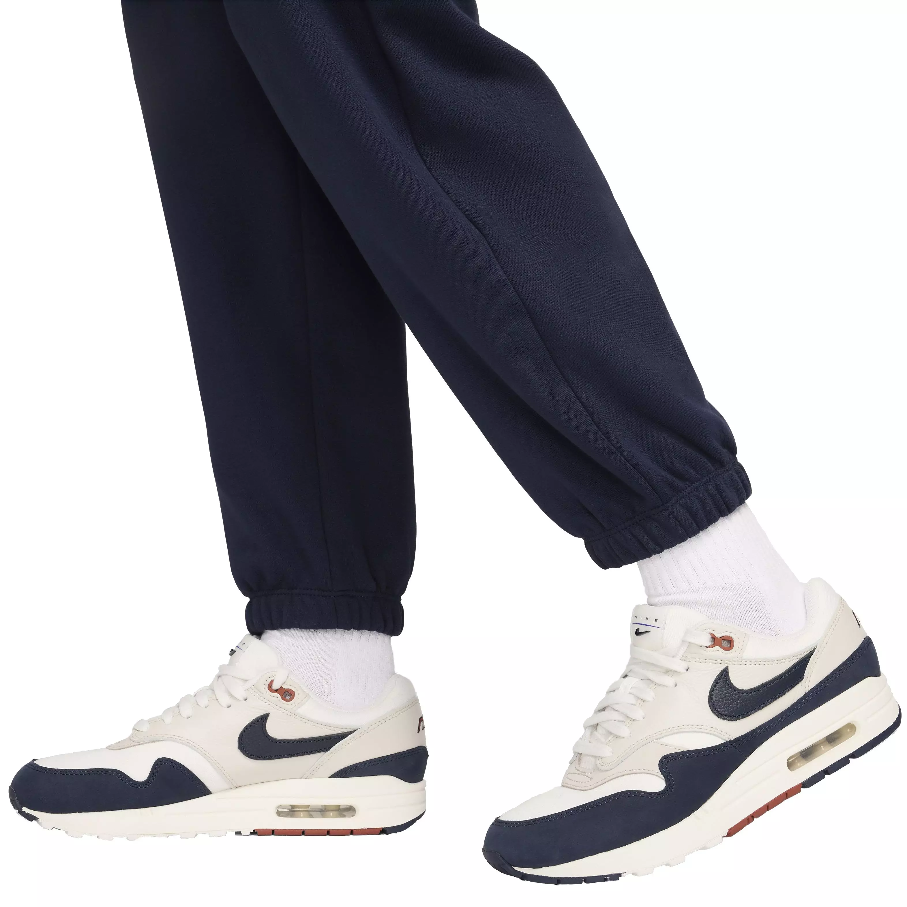 Nike Women's Sportswear Club Fleece Mid-Rise Oversized Cargo Sweatpants - Blue - BLUE