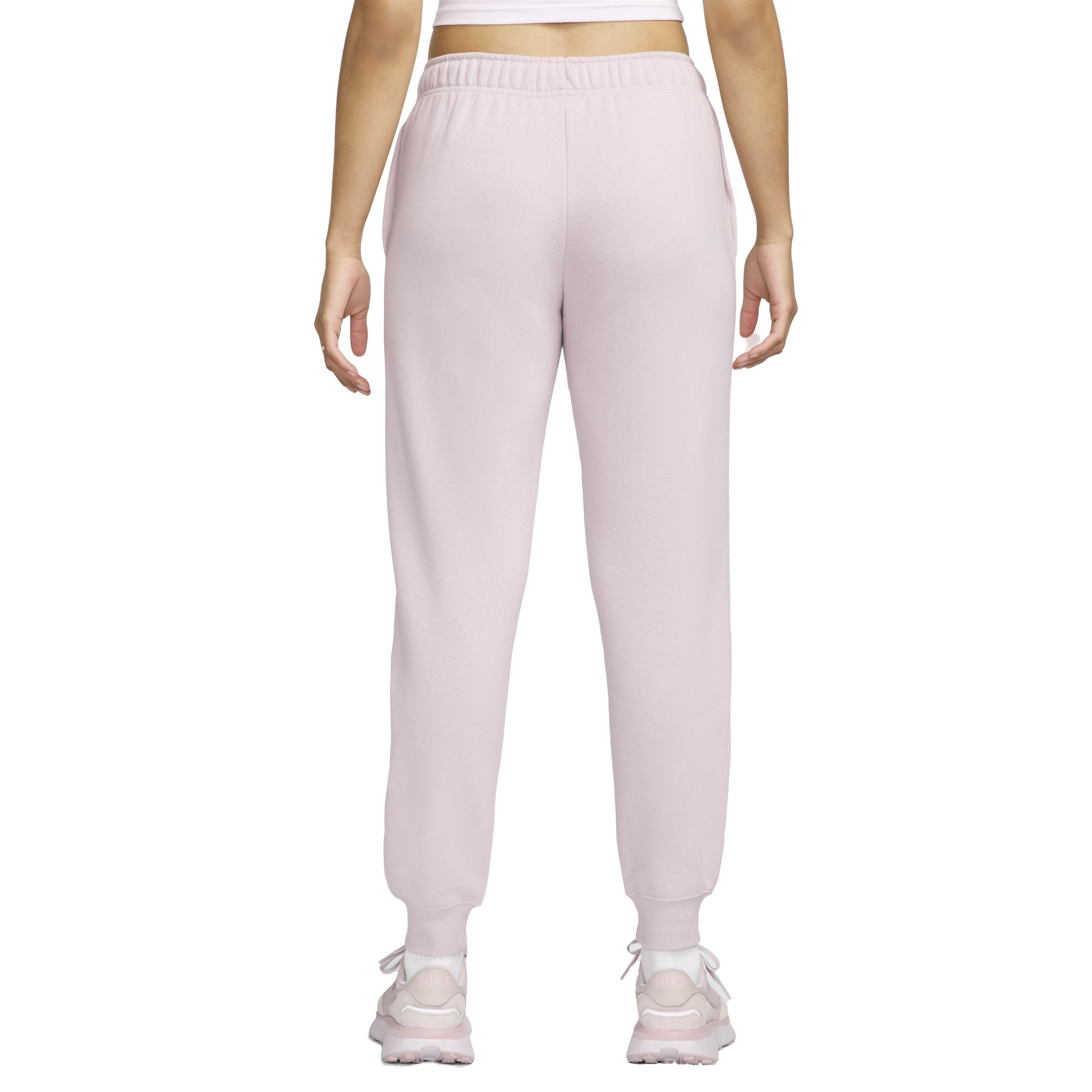 Nike Women's Sportswear Club Fleece Mid-Rise Joggers - PURPLE Thumbnail View 2