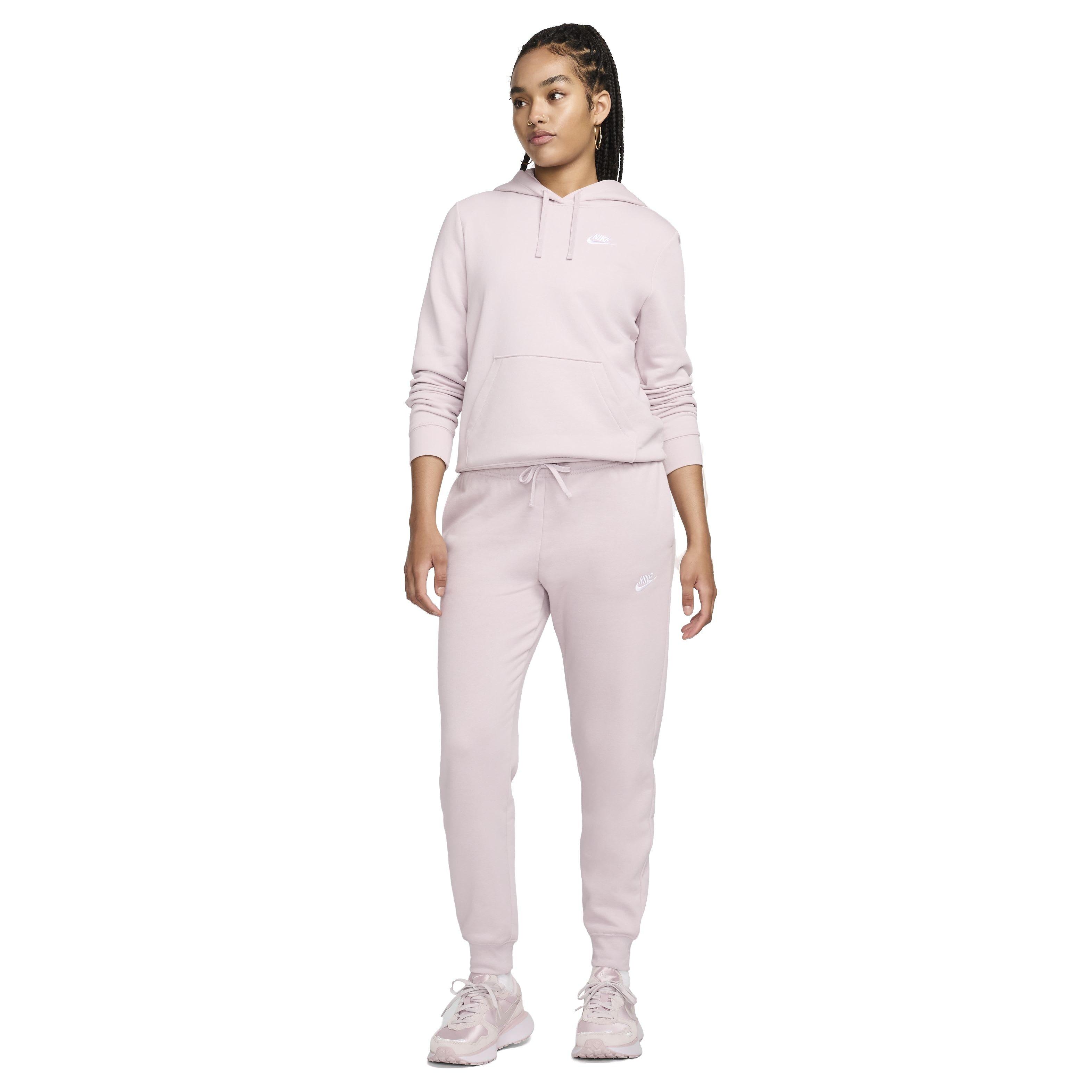 Nike Women's Sportswear Club Fleece Mid-Rise Joggers - PURPLE Thumbnail View 5
