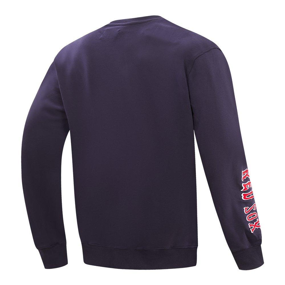 Pro Standard Men's MLB Boston Red Sox Classic Crewneck - Navy - NAVY Thumbnail View 4