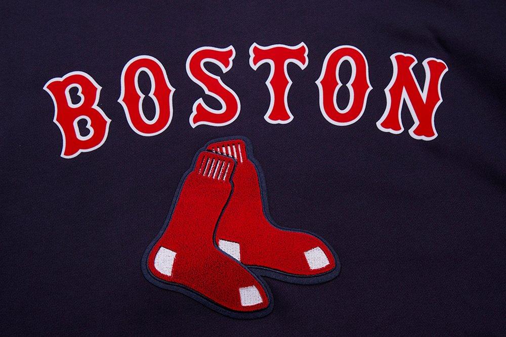 Pro Standard Men's MLB Boston Red Sox Classic Crewneck - Navy - NAVY Thumbnail View 5
