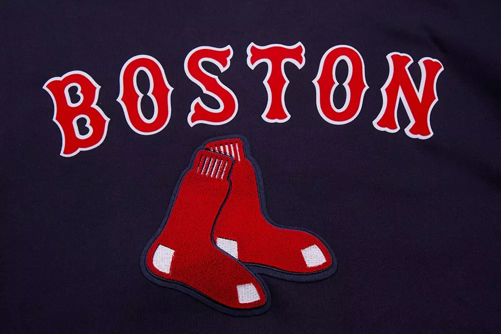 Pro Standard Men's MLB Boston Red Sox Classic Crewneck - Navy - NAVY