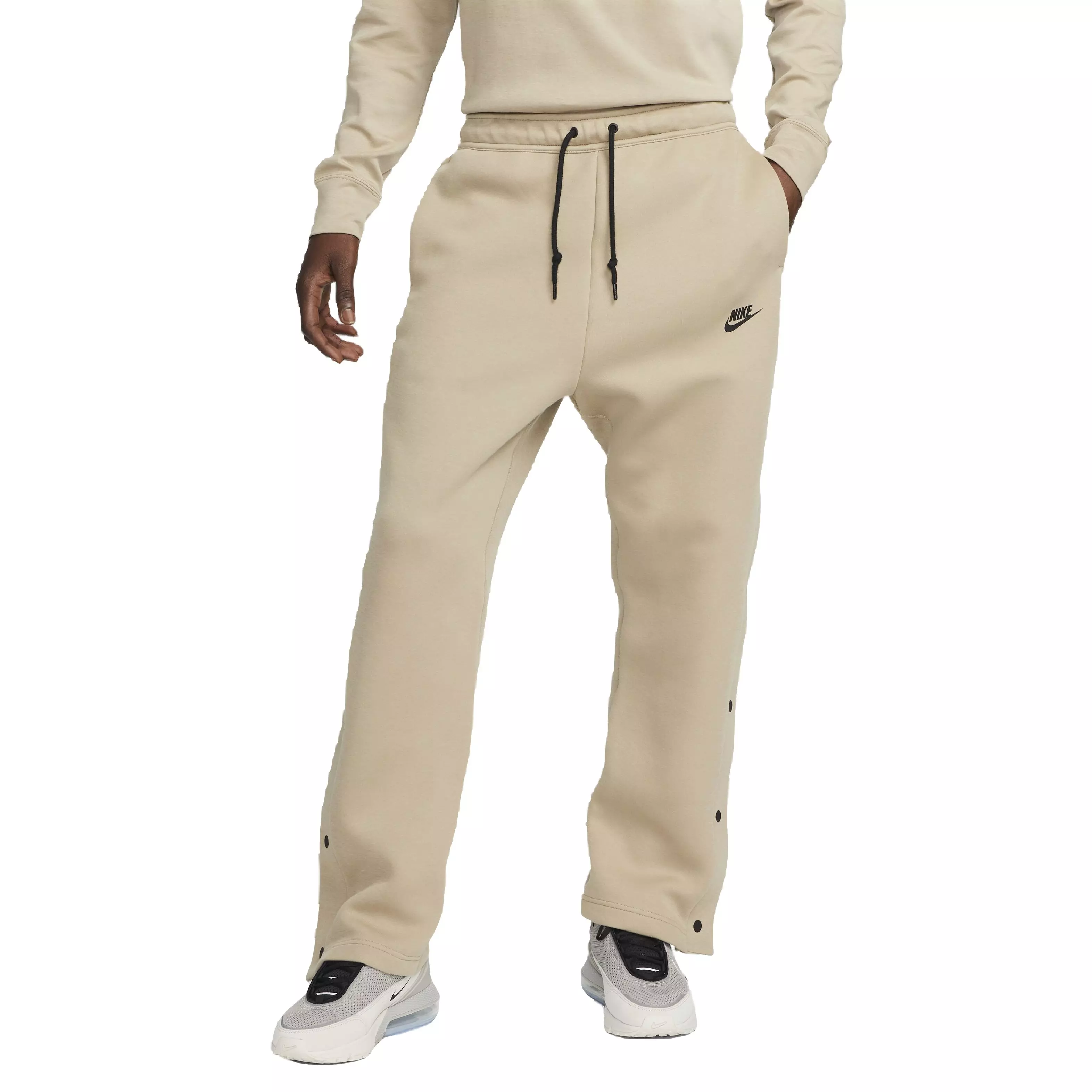 Nike Men's Sportswear Tech Fleece Loose Fit Tear-Away Pants - BROWN