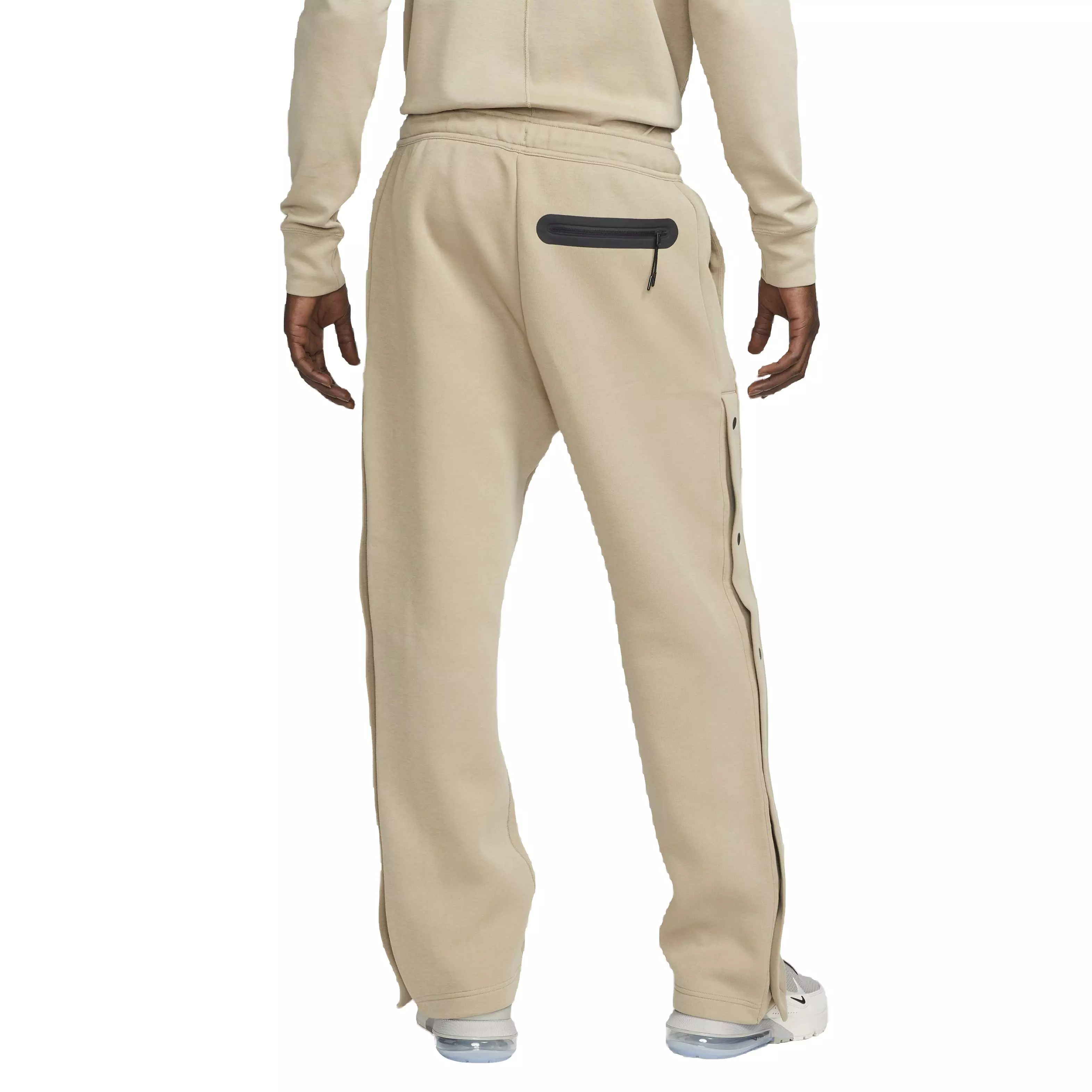 Nike Men's Sportswear Tech Fleece Loose Fit Tear-Away Pants - BROWN