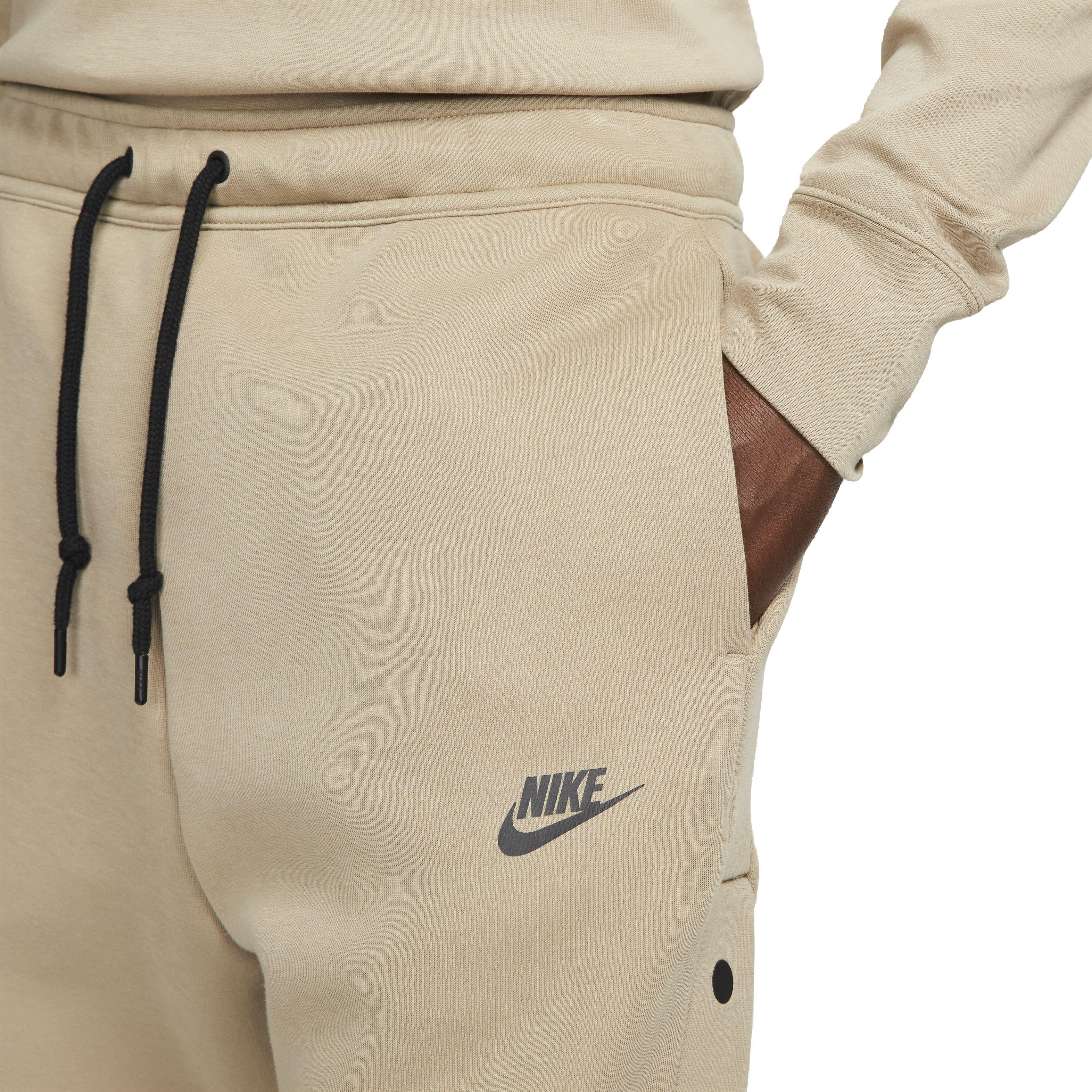 Nike Men's Sportswear Tech Fleece Loose Fit Tear-Away Pants - BROWN Thumbnail View 3