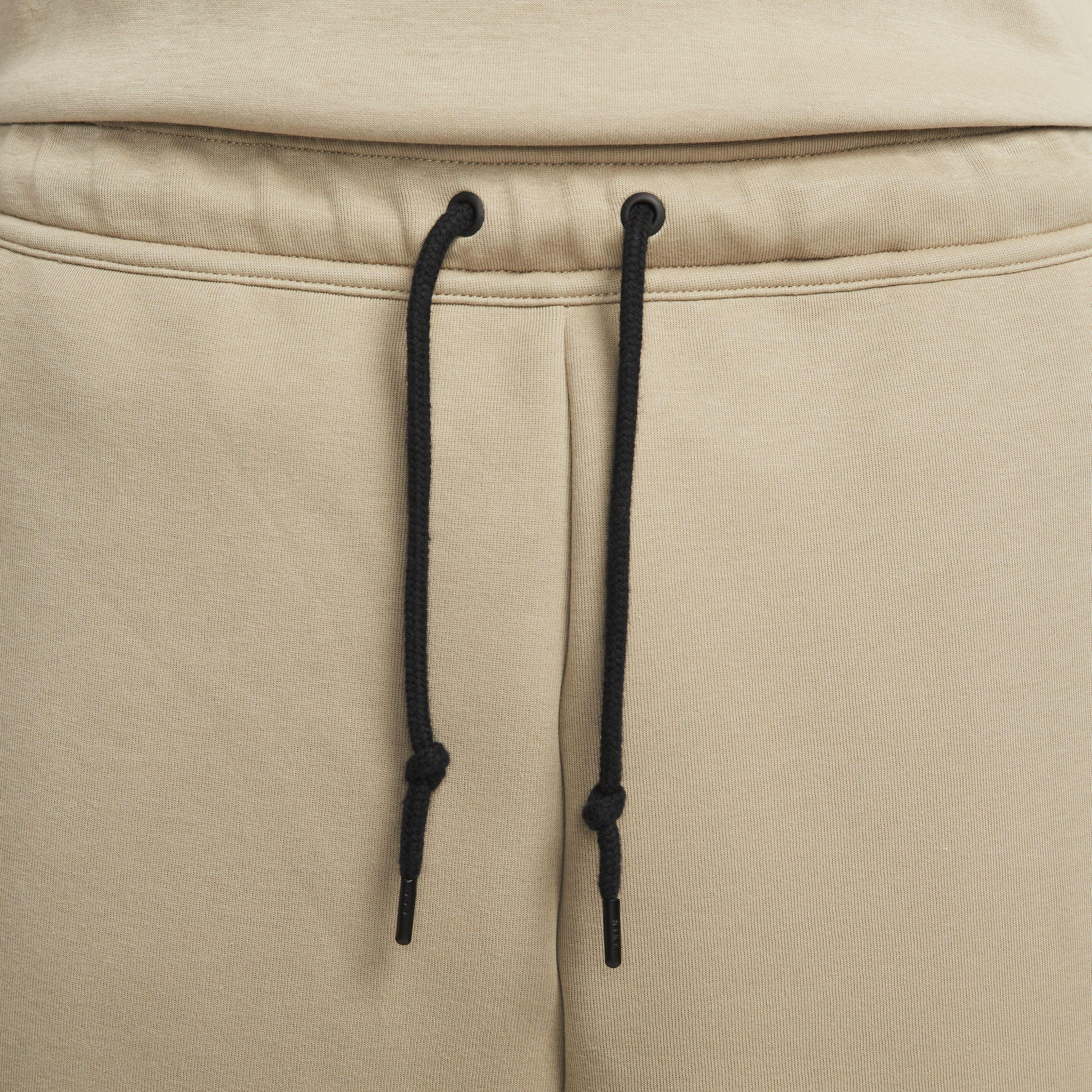 Nike Men's Sportswear Tech Fleece Loose Fit Tear-Away Pants - BROWN Thumbnail View 5