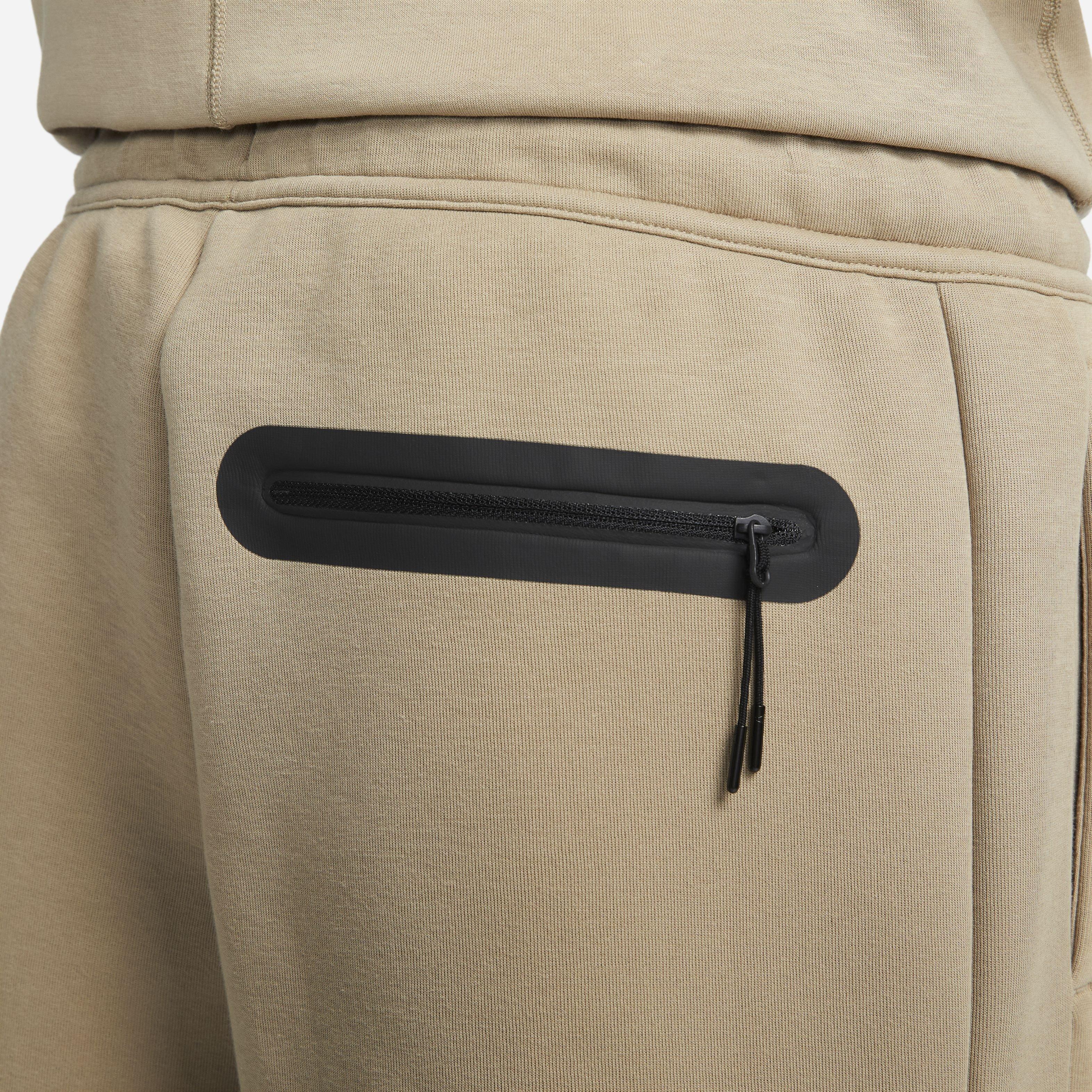 Nike Men's Sportswear Tech Fleece Loose Fit Tear-Away Pants - BROWN Thumbnail View 6