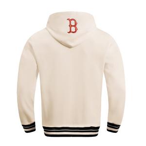 Pro Standard Men's MLB Boston Red Sox Retro Classic Pullover Hoodie - Eggshell