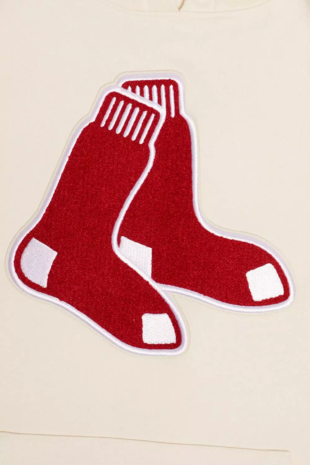 Pro Standard Men's MLB Boston Red Sox Retro Classic Pullover Hoodie - Eggshell - EGGSHELL