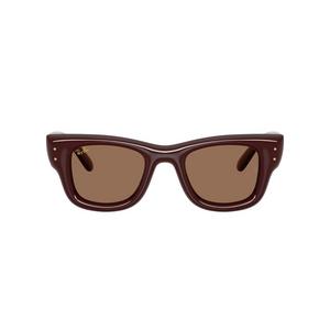 Ray-Ban Wayfarer Puffer Dark Brown Sunglasses &ndash; Polished Dark Brown