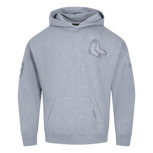 Pro Standard Men's MLB Boston Red Sox Neutral Drop Shoulder Pullover Hoodie