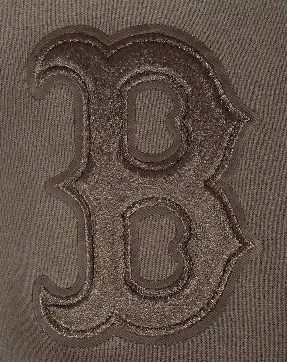 Pro Standard Men's MLB Boston Red Sox Neutral Drop Shoulder Pullover Hoodie - DK BROWN