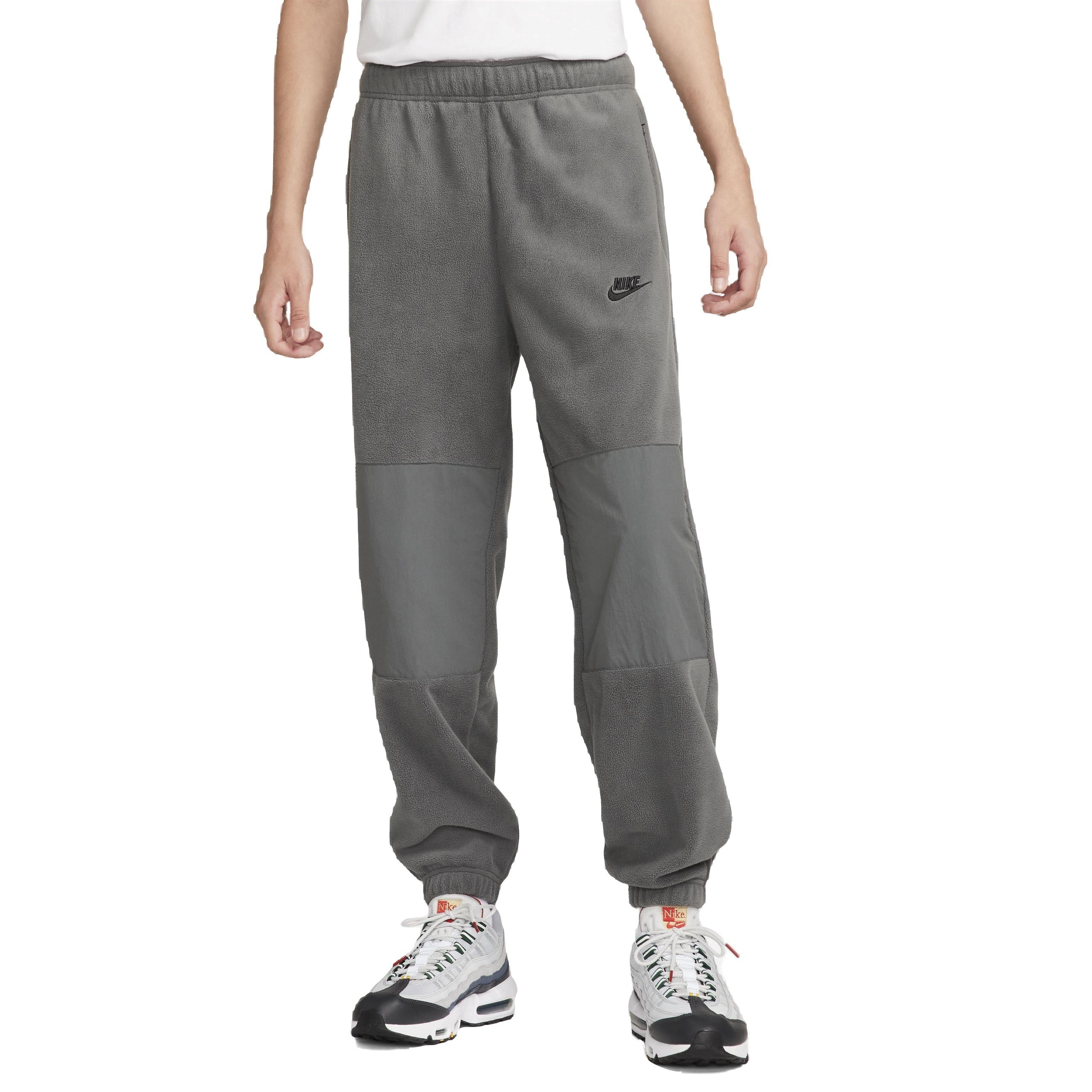 Nike Men's Club Fleece Polar Fleece Pants - GREY Thumbnail View 1