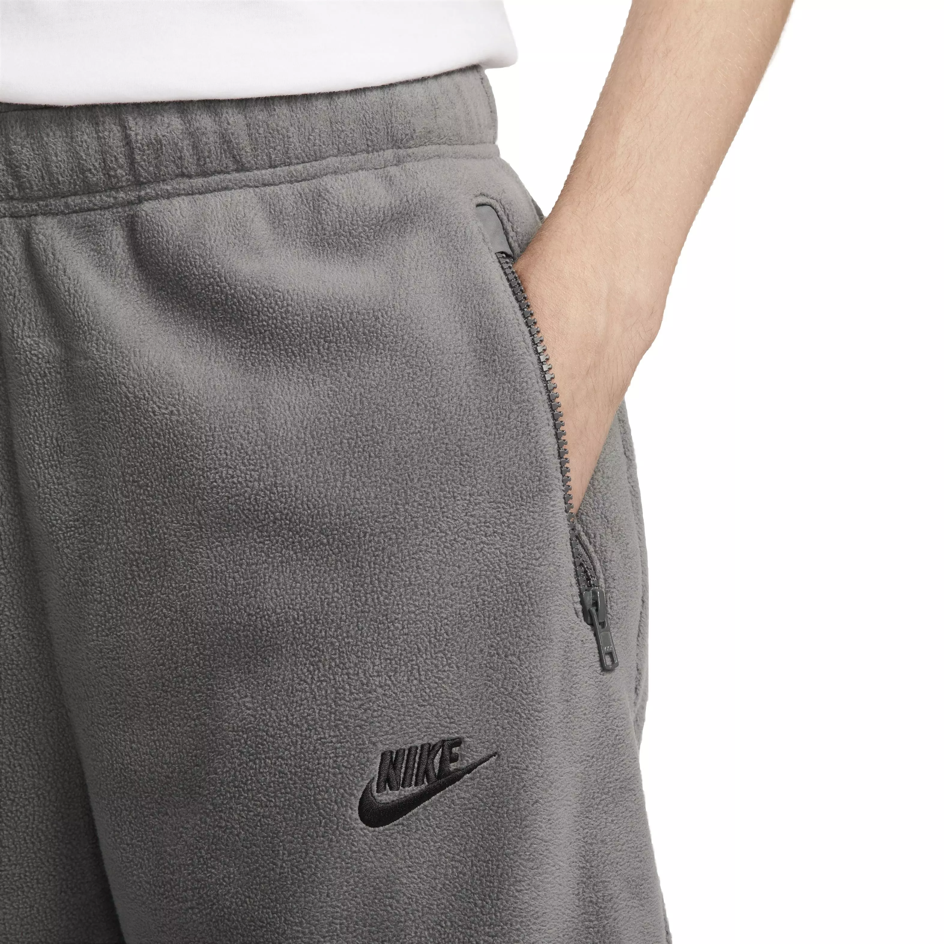 Nike Men's Club Fleece Polar Fleece Pants - GREY