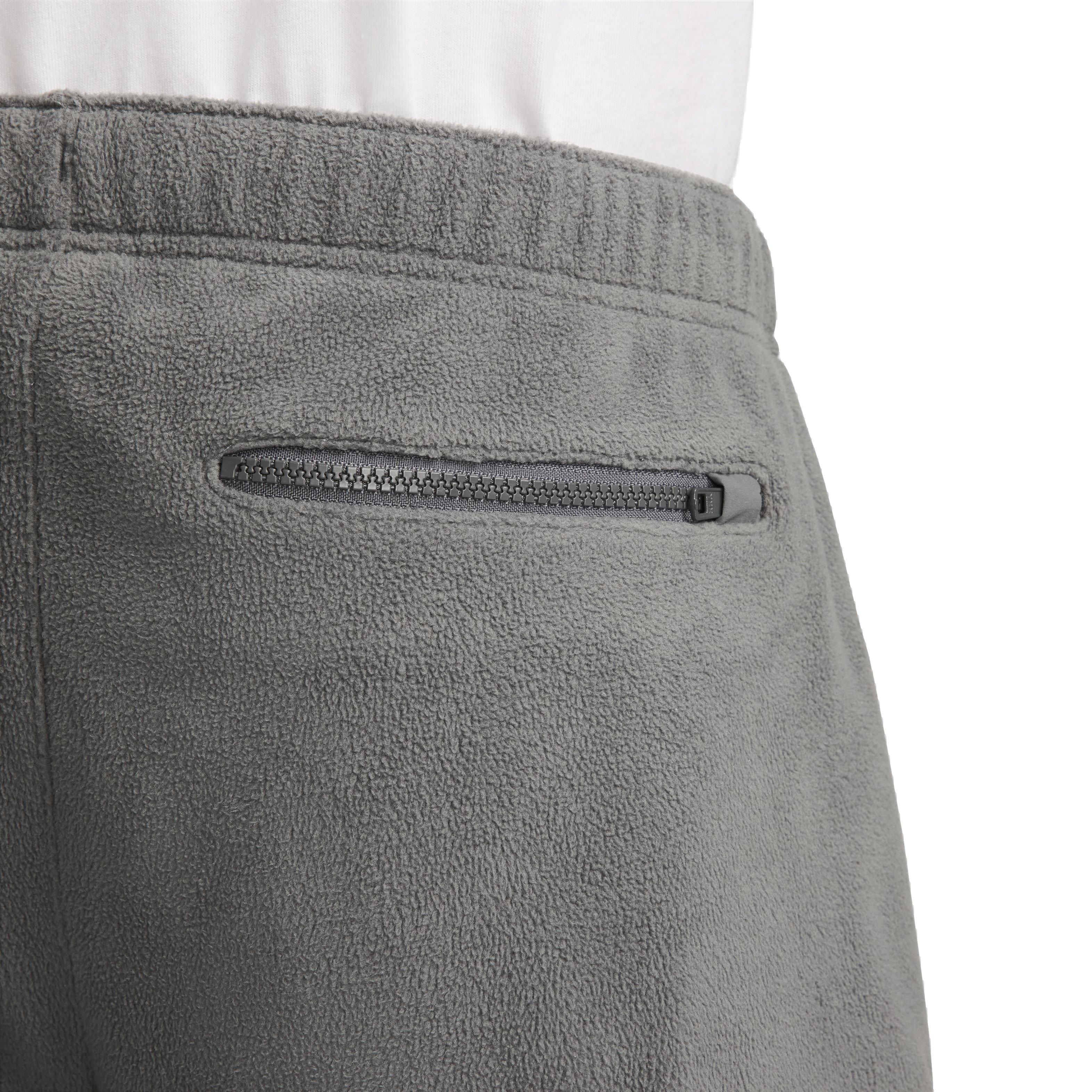 Nike Men's Club Fleece Polar Fleece Pants - GREY Thumbnail View 5