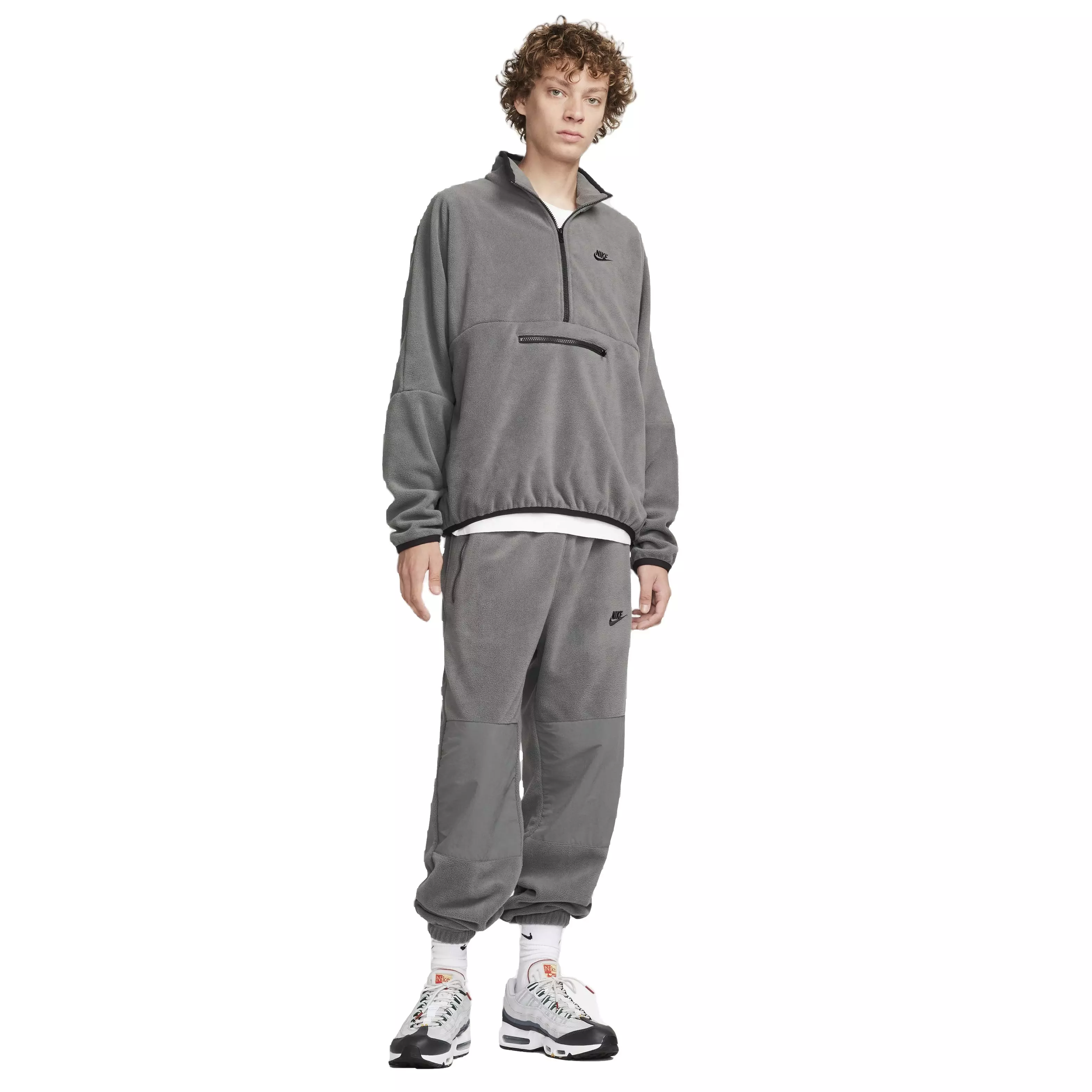 Nike Men's Club Fleece Polar Fleece Pants - GREY