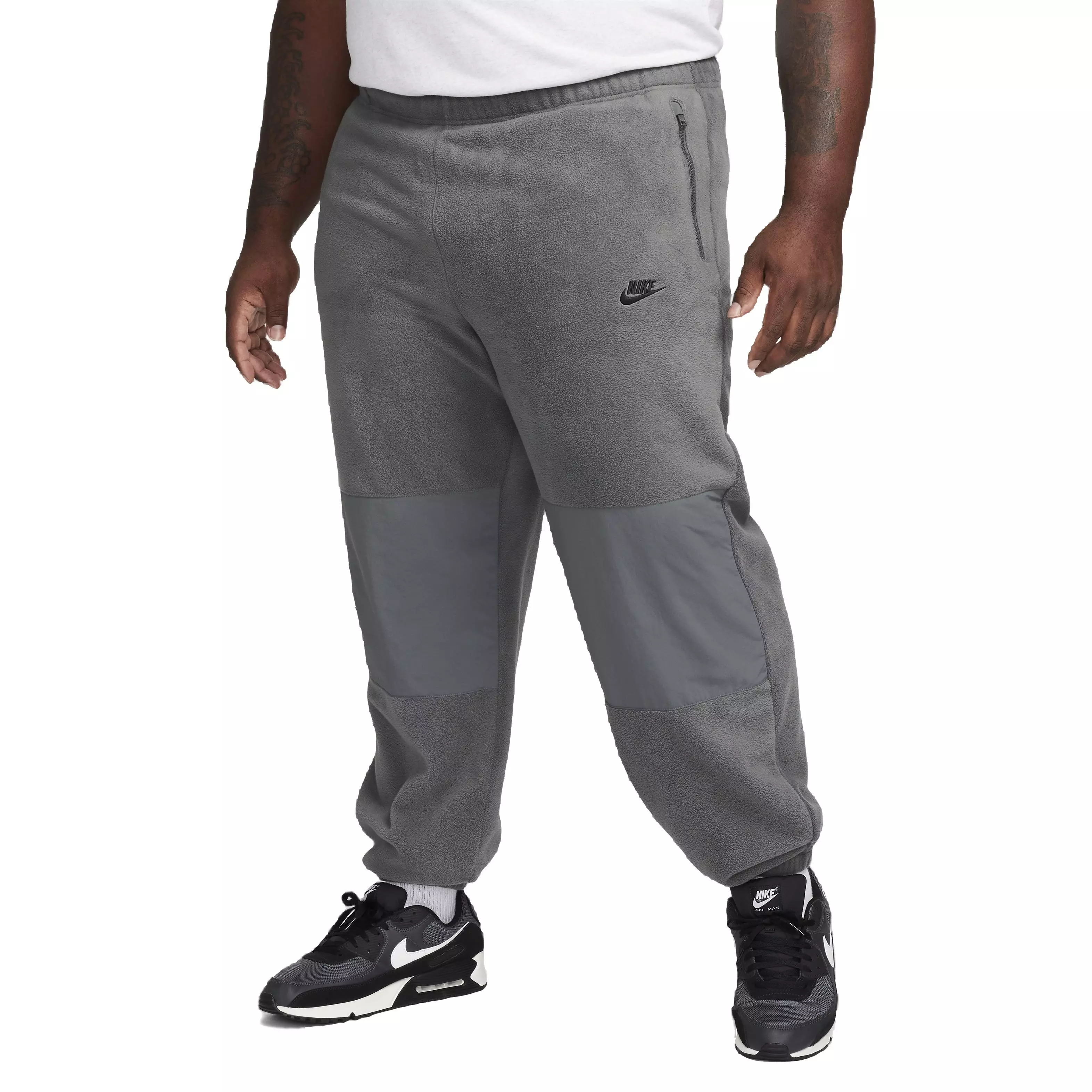 Nike Men's Club Fleece Polar Fleece Pants - GREY
