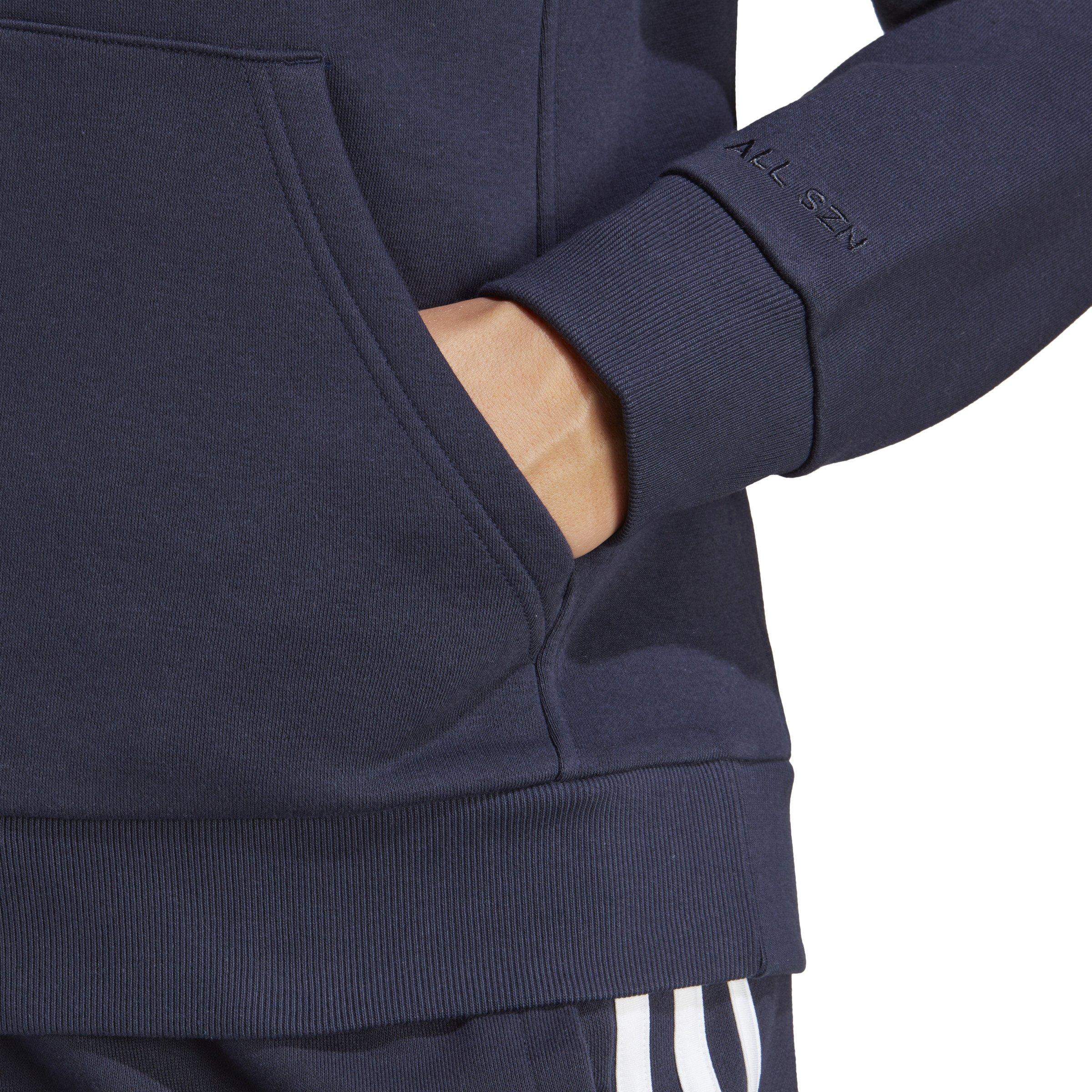 adidas Women\'s​ ALL​ SZN​ Fleece​ Full-Zip Jacket-Navy - Hibbett | City Gear