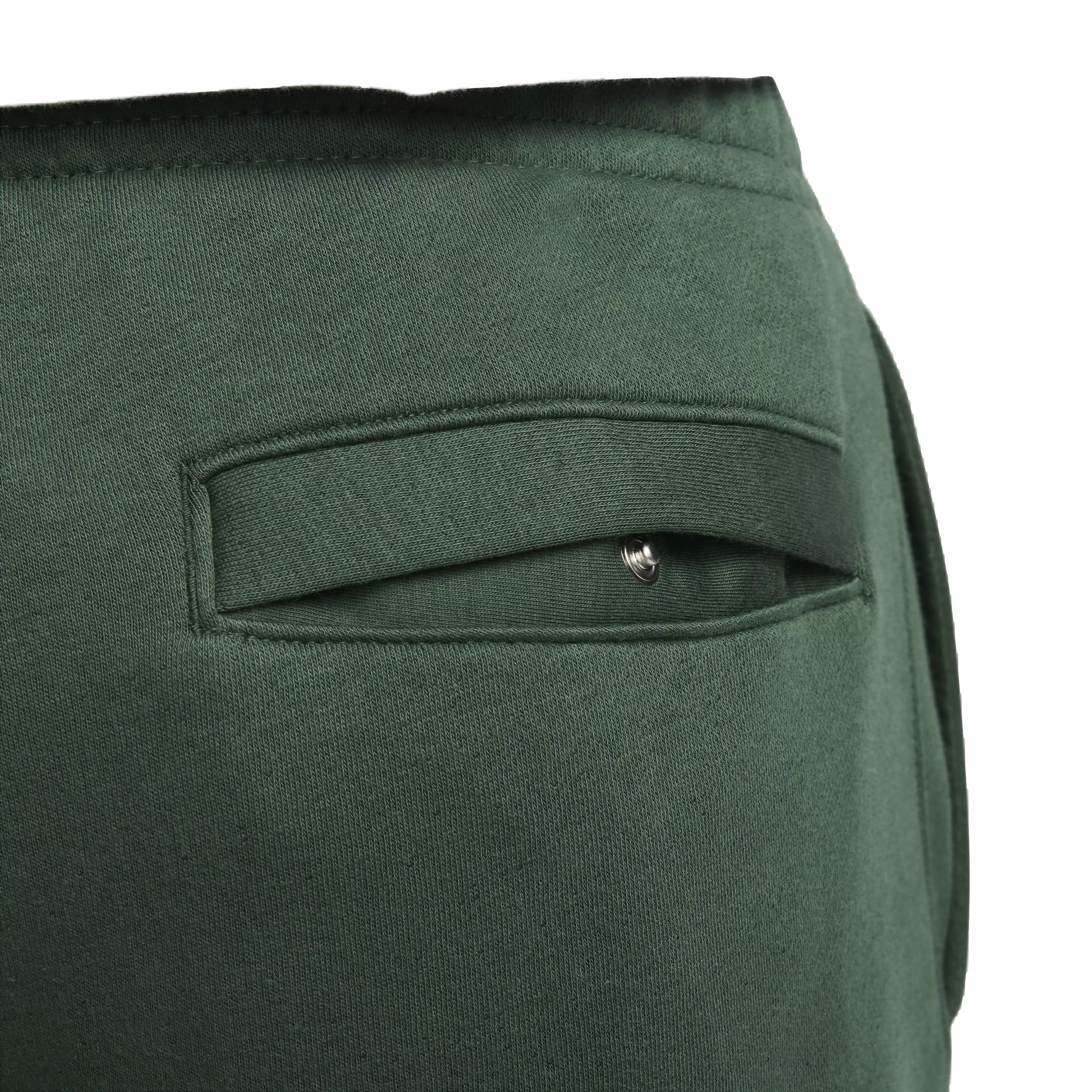 Nike Men's Club Brushed Patch Graphic Pants - GREEN