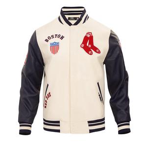 Pro Standard Men's MLB Boston Red Sox Retro Classic Rip Wool Varsity Jacket