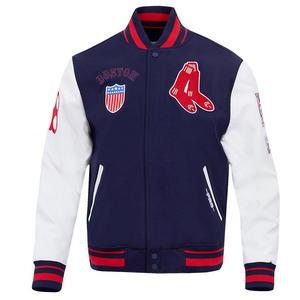 Pro Standard Men's MLB Boston Red Sox Retro Classic Rip Wool Varsity Jacket