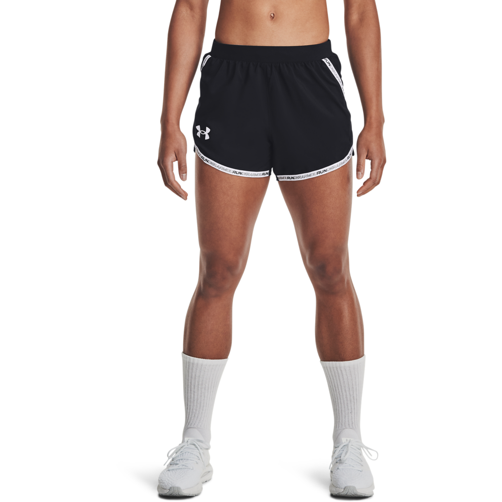 Under Armour Women's Fly By Shorts-Black - Hibbett