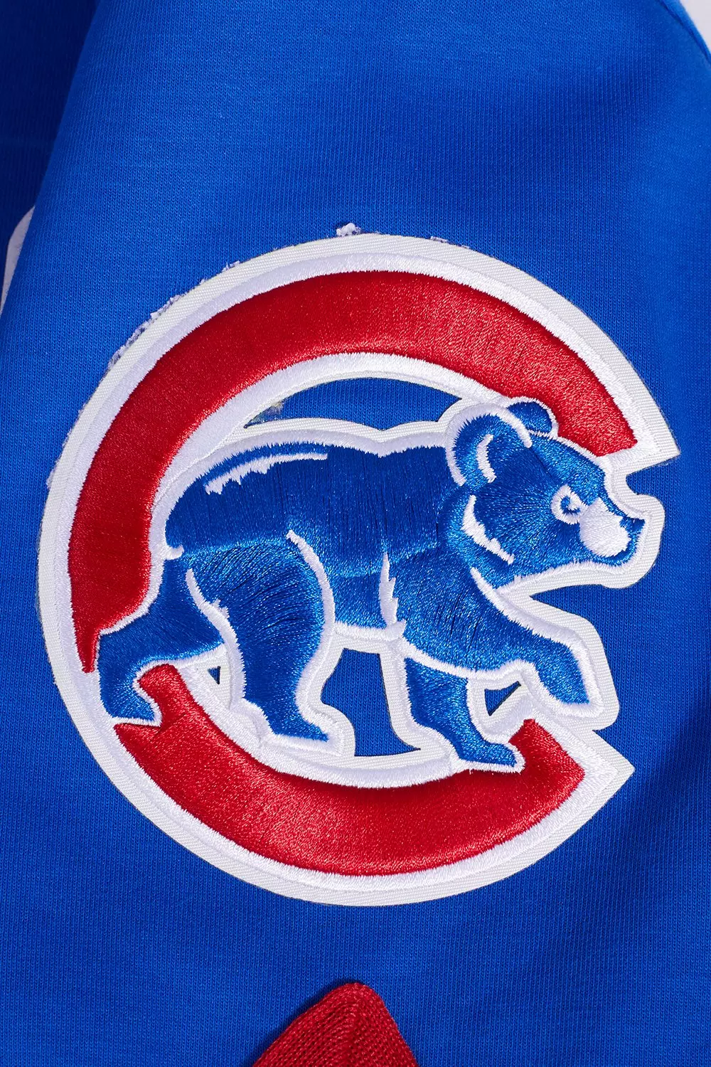 Pro Standard Men's MLB Chicago Cubs Classic Warm Up Jacket - Royal/Red - ROYAL/RED