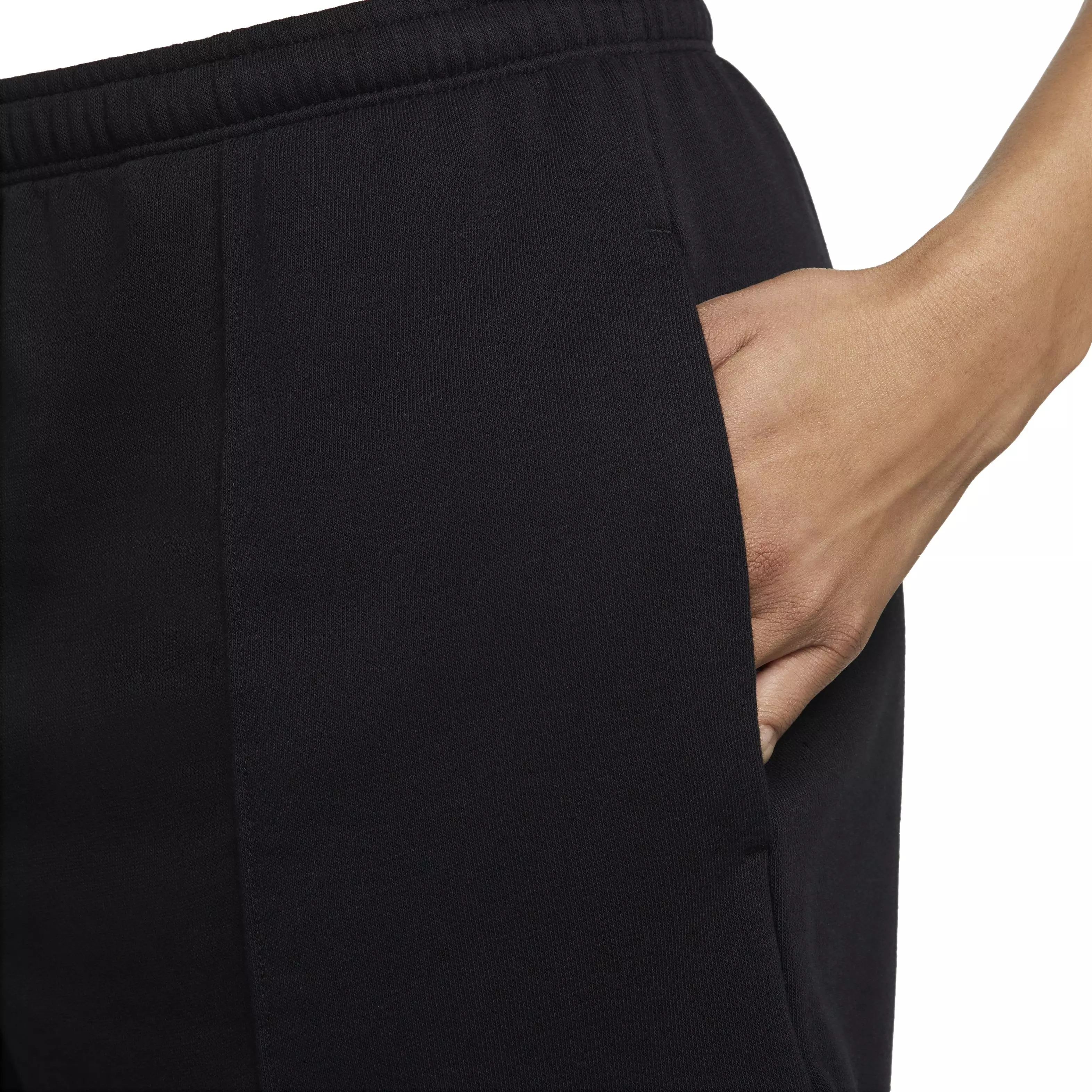 Nike Women's Sportswear Chill Terry Mid-Rise 4" French Terry Shorts - BLACK