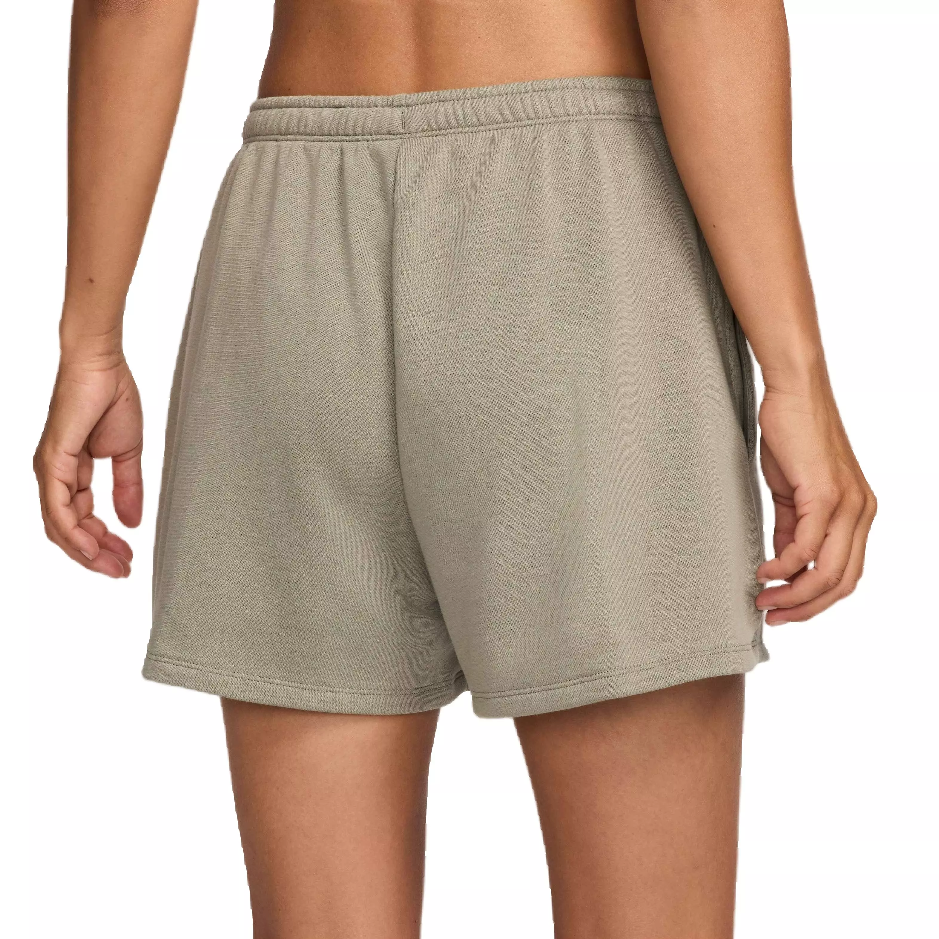 Nike Women's Sportswear Chill Terry Mid-Rise 4" French Terry Shorts - LT ARMY GREEN