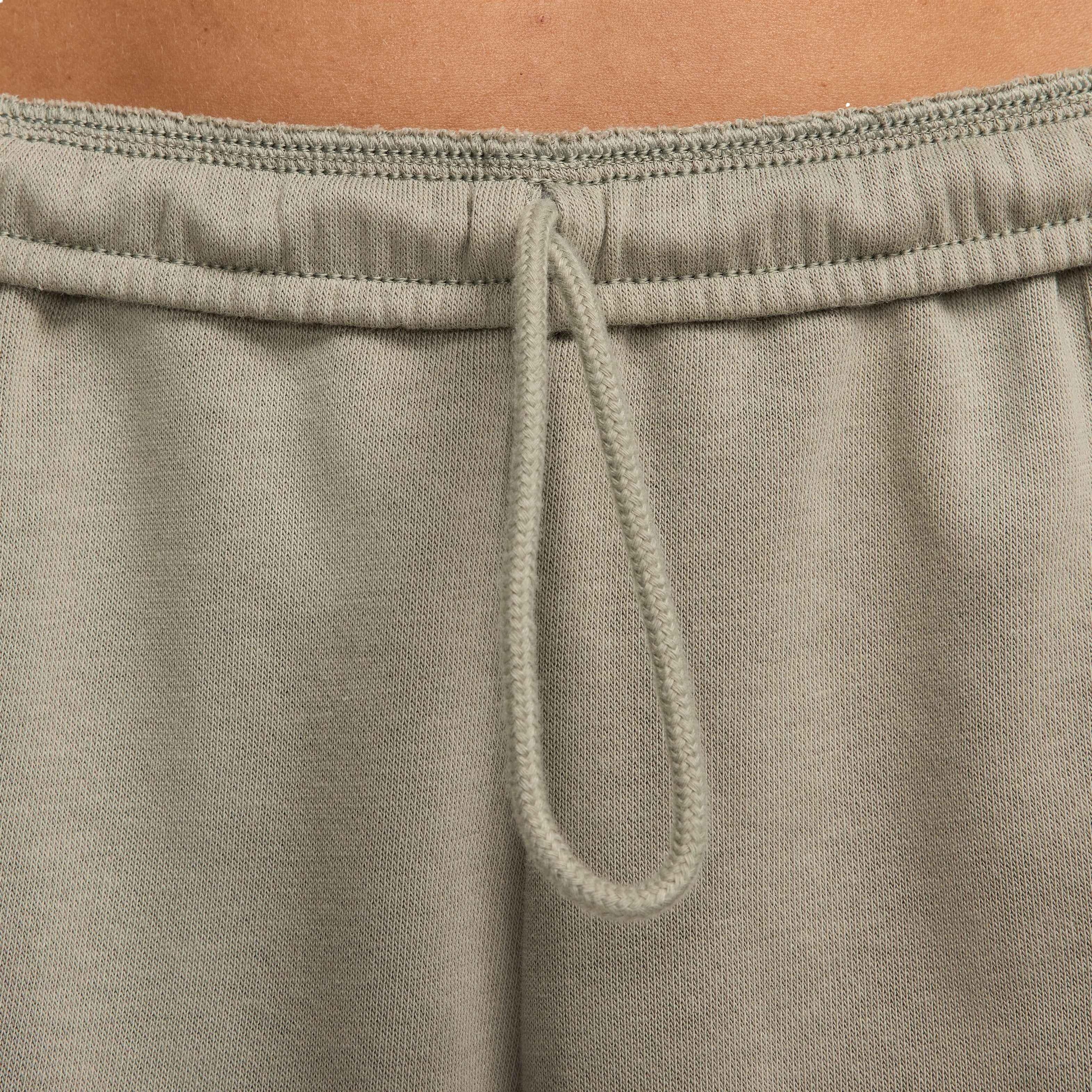 Nike Women's Sportswear Chill Terry Mid-Rise 4" French Terry Shorts - LT ARMY GREEN Thumbnail View 4