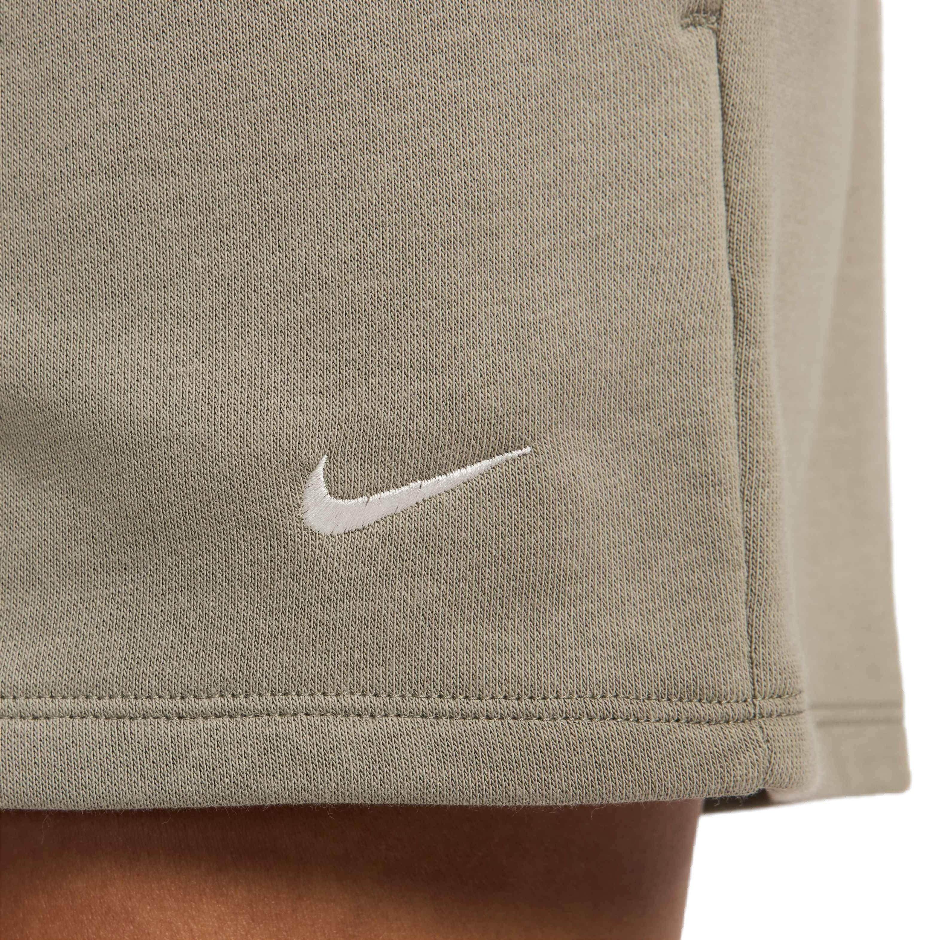 Nike Women's Sportswear Chill Terry Mid-Rise 4" French Terry Shorts - LT ARMY GREEN Thumbnail View 5