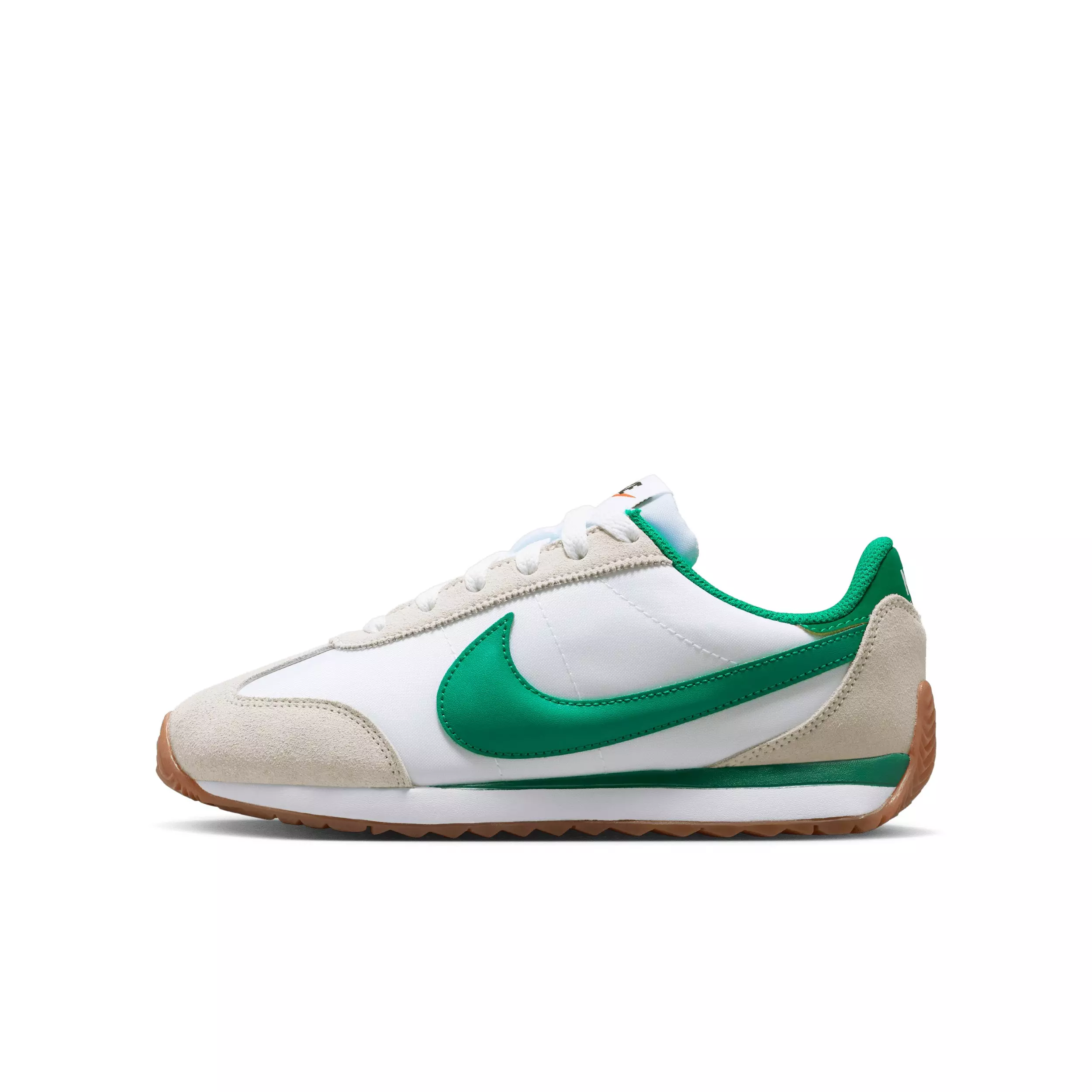Nike Pacific "White/Light Silver/Gum Medium Brown/Malachite" Grade School Boys' Shoe - WHITE/LT SILVER/MD BROWN/MALACHITE