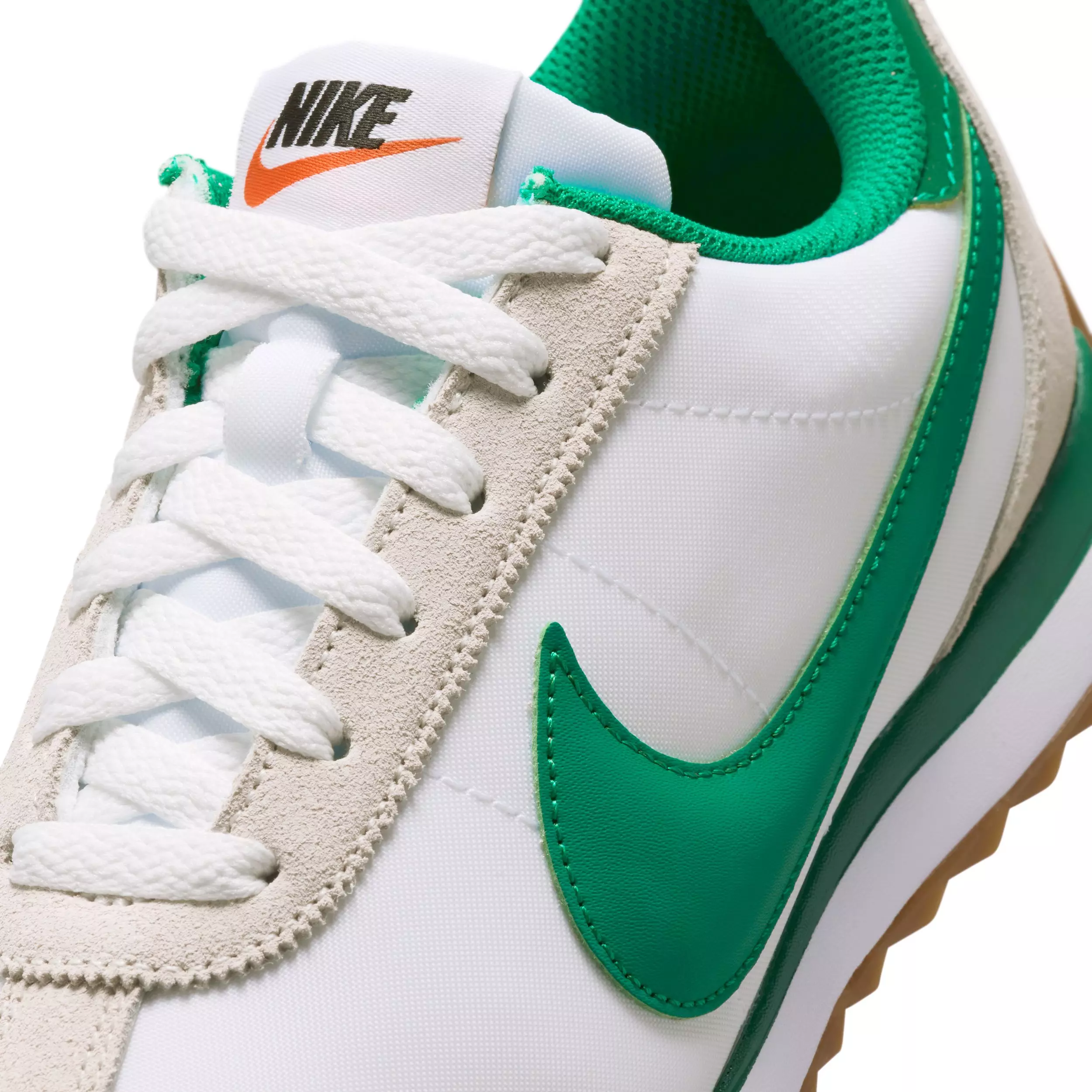 Nike Pacific "White/Light Silver/Gum Medium Brown/Malachite" Grade School Boys' Shoe - WHITE/LT SILVER/MD BROWN/MALACHITE
