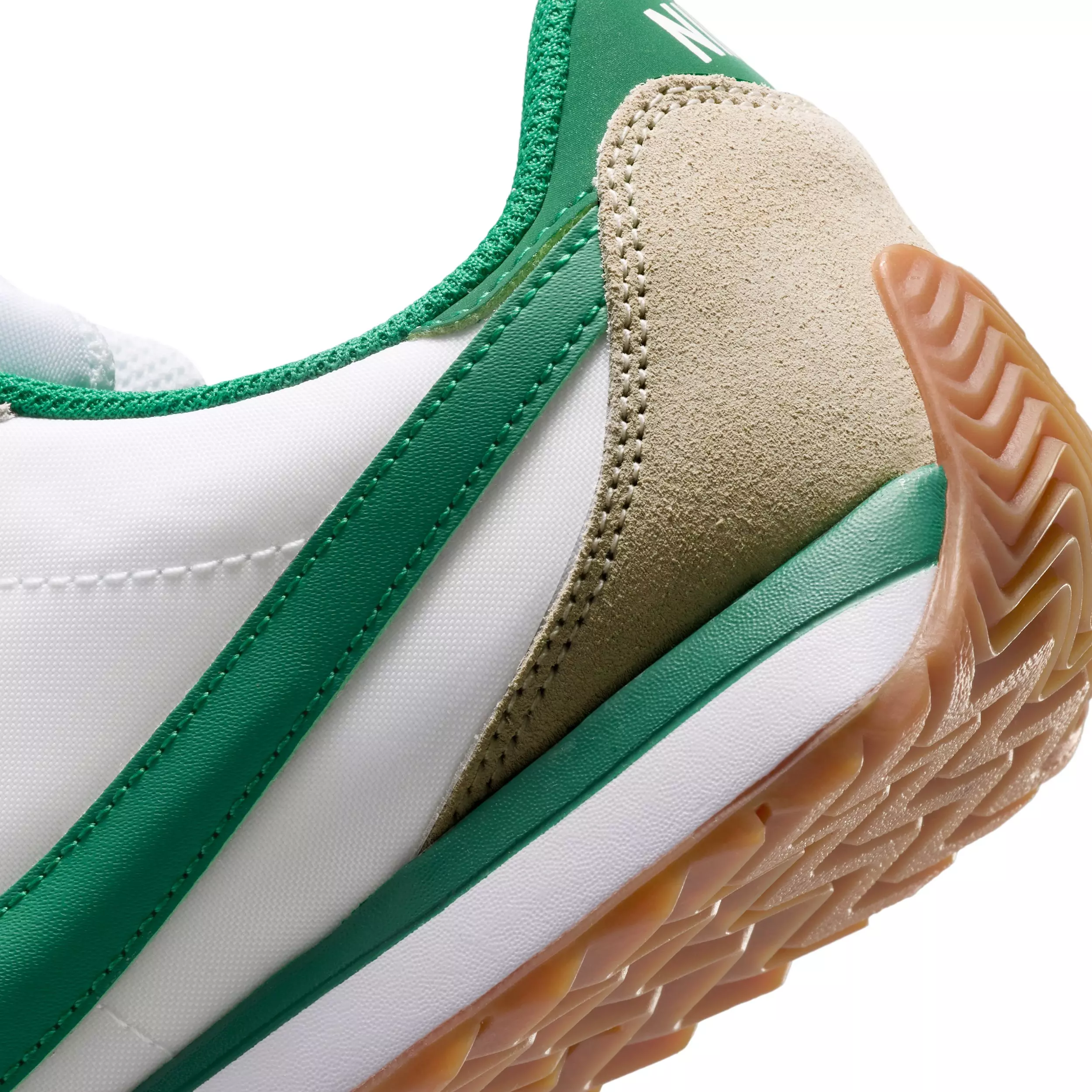 Nike Pacific "White/Light Silver/Gum Medium Brown/Malachite" Grade School Boys' Shoe - WHITE/LT SILVER/MD BROWN/MALACHITE
