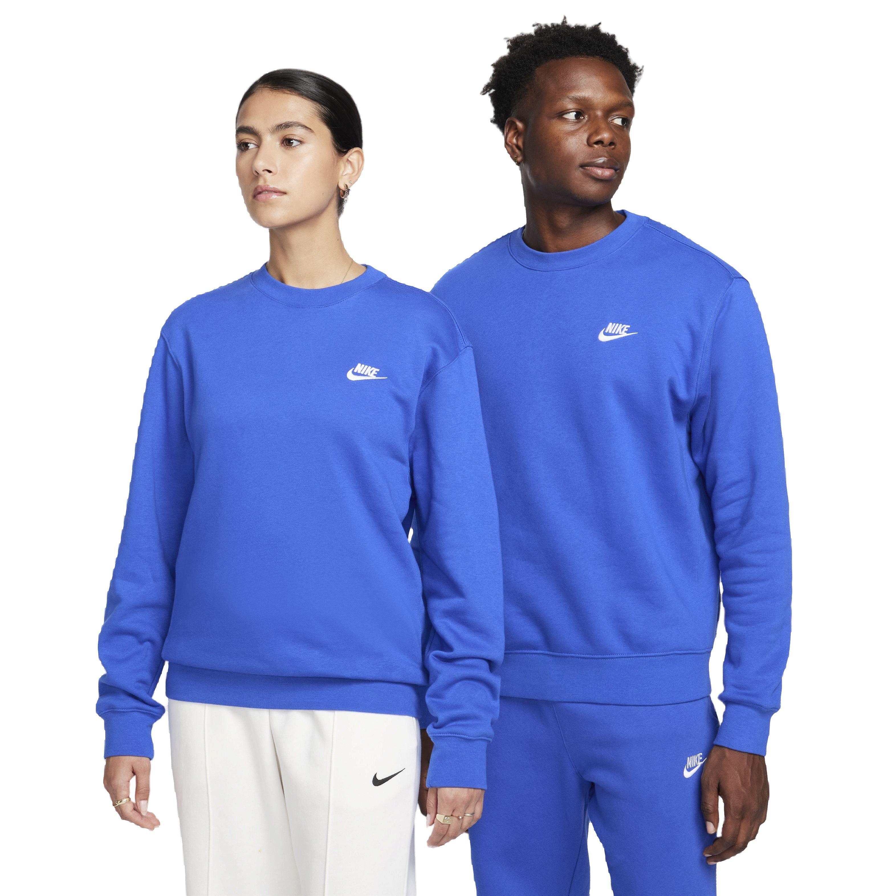 Nike Men's Sportswear Club Fleece BB Crew Sweatshirt - ROYAL Thumbnail View 1