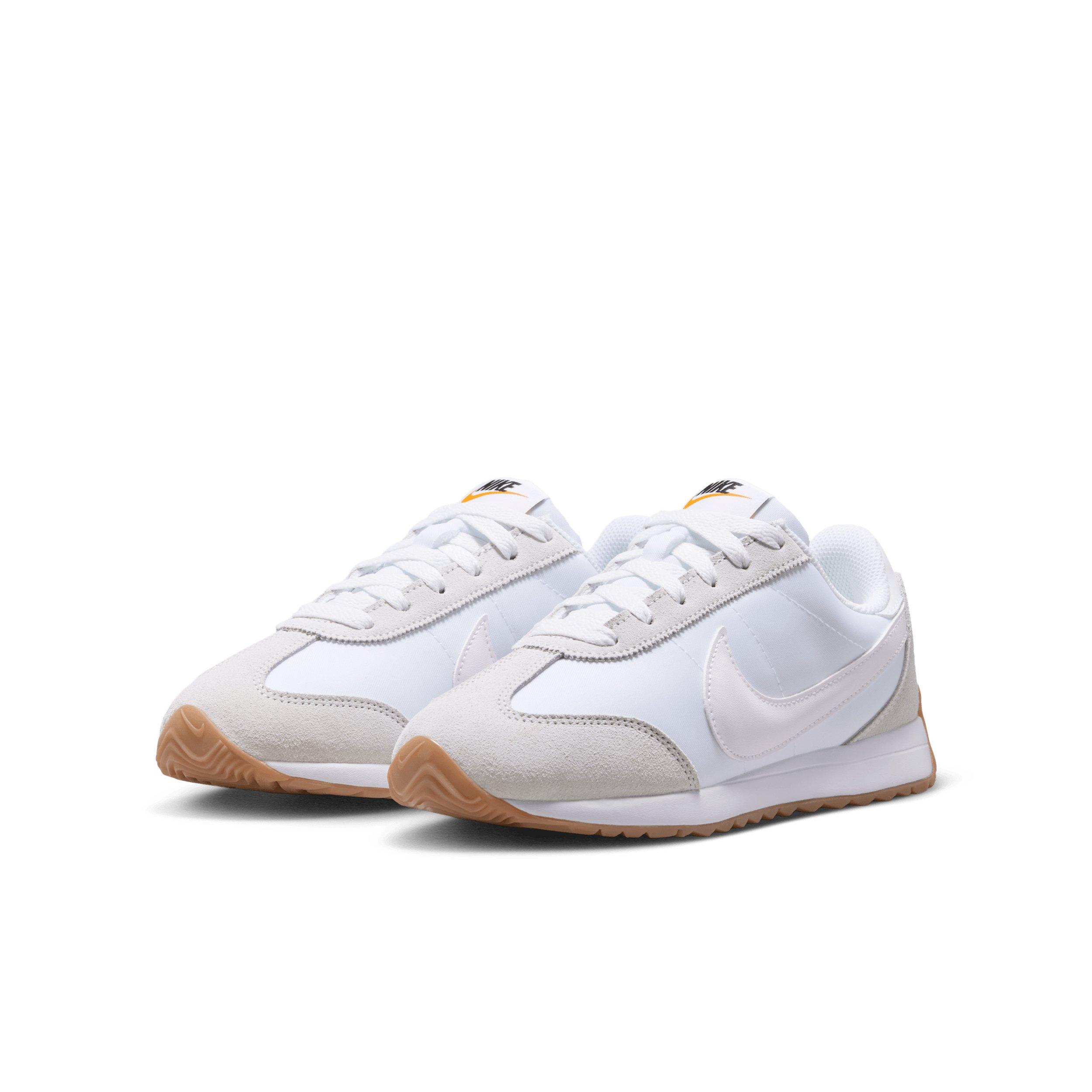 Nike Pacific "White/Platinum Tint/Safety Orange/White" Grade School Boys' Shoe - WHITE/PLATINUM/ORANGE/WHITE