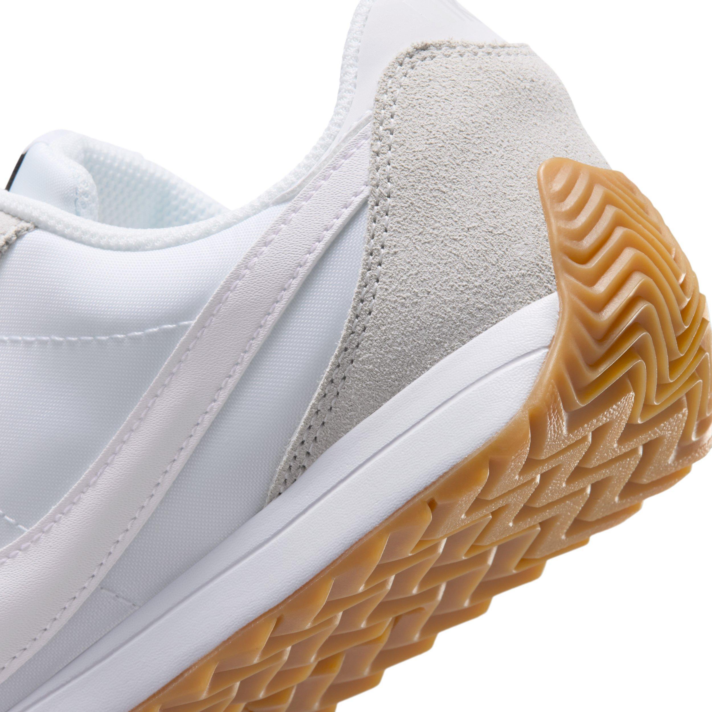 Nike Pacific "White/Platinum Tint/Safety Orange/White" Grade School Boys' Shoe - WHITE/PLATINUM/ORANGE/WHITE