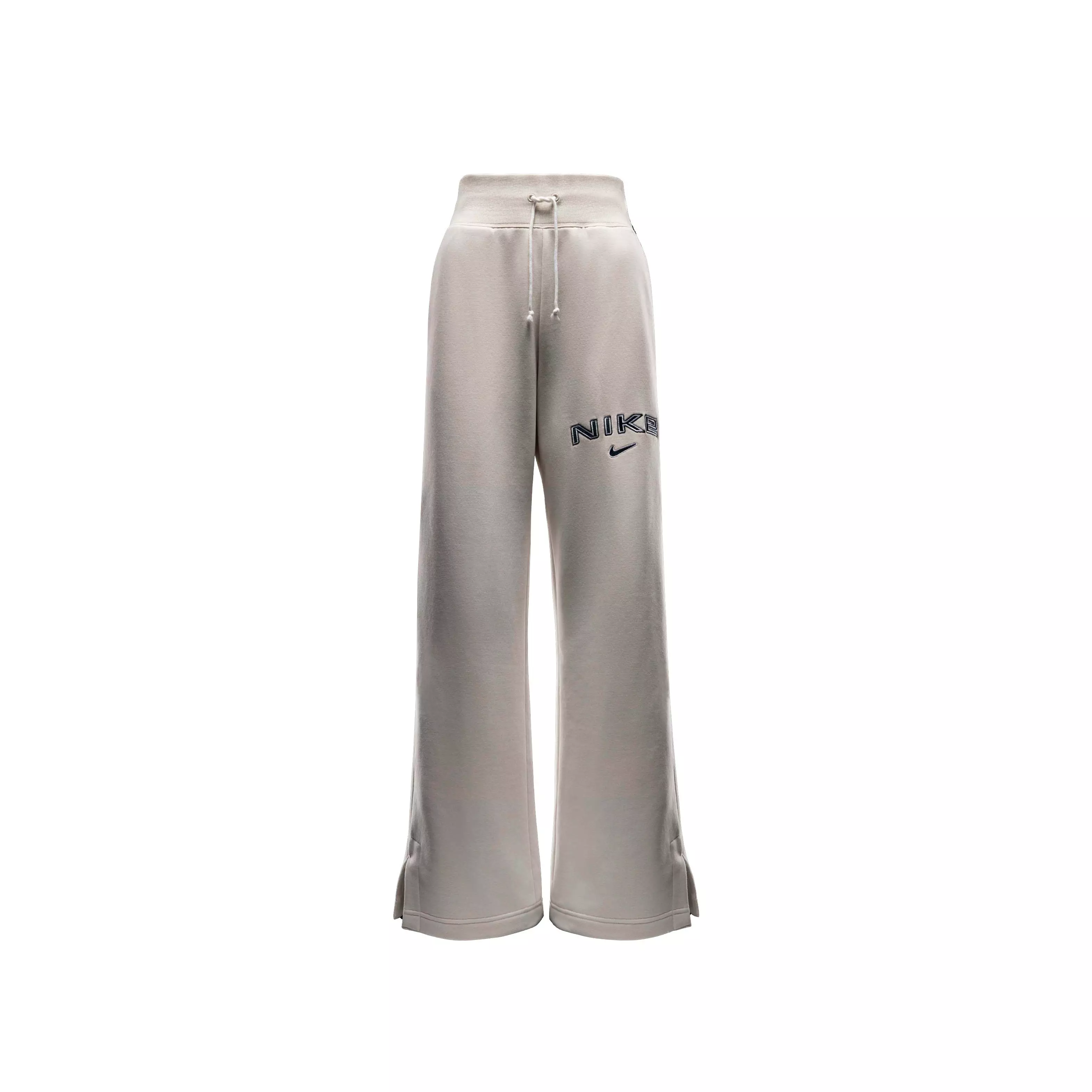 Nike Women's Sportswear Phoenix Fleece High-Rise Wide-Leg Logo Pants