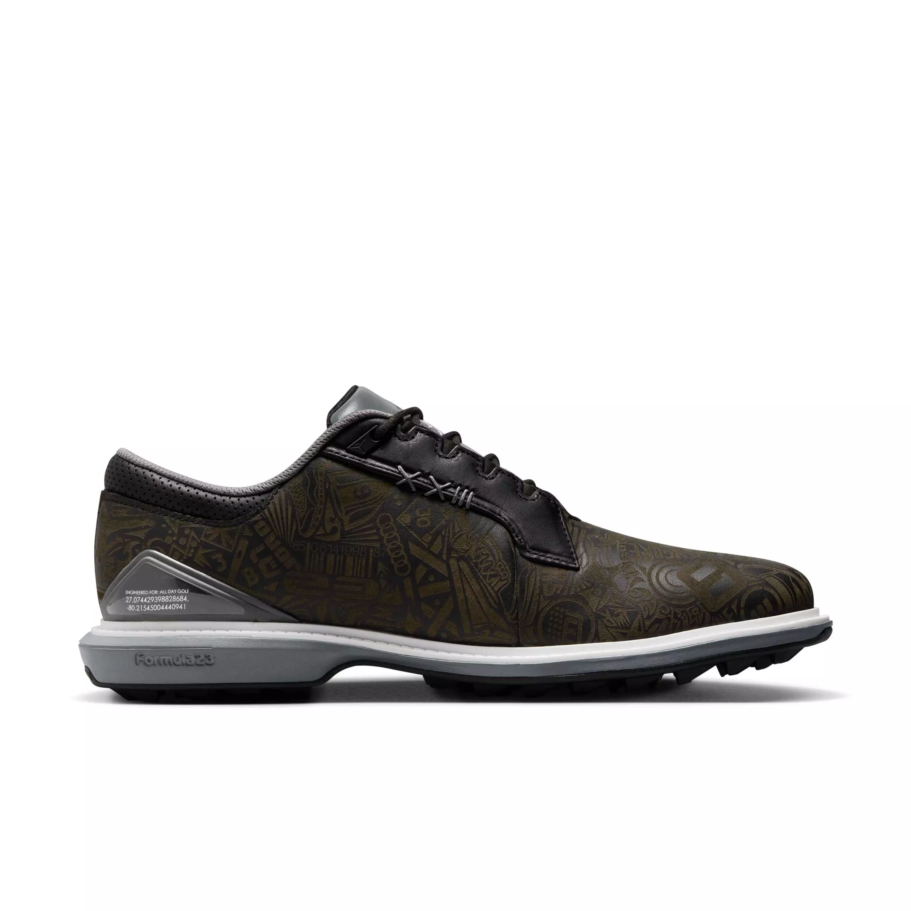 Jordan ADG 5 "Black/Cool Grey/White" Men's Golf Shoe - BLACK/GREY/WHITE
