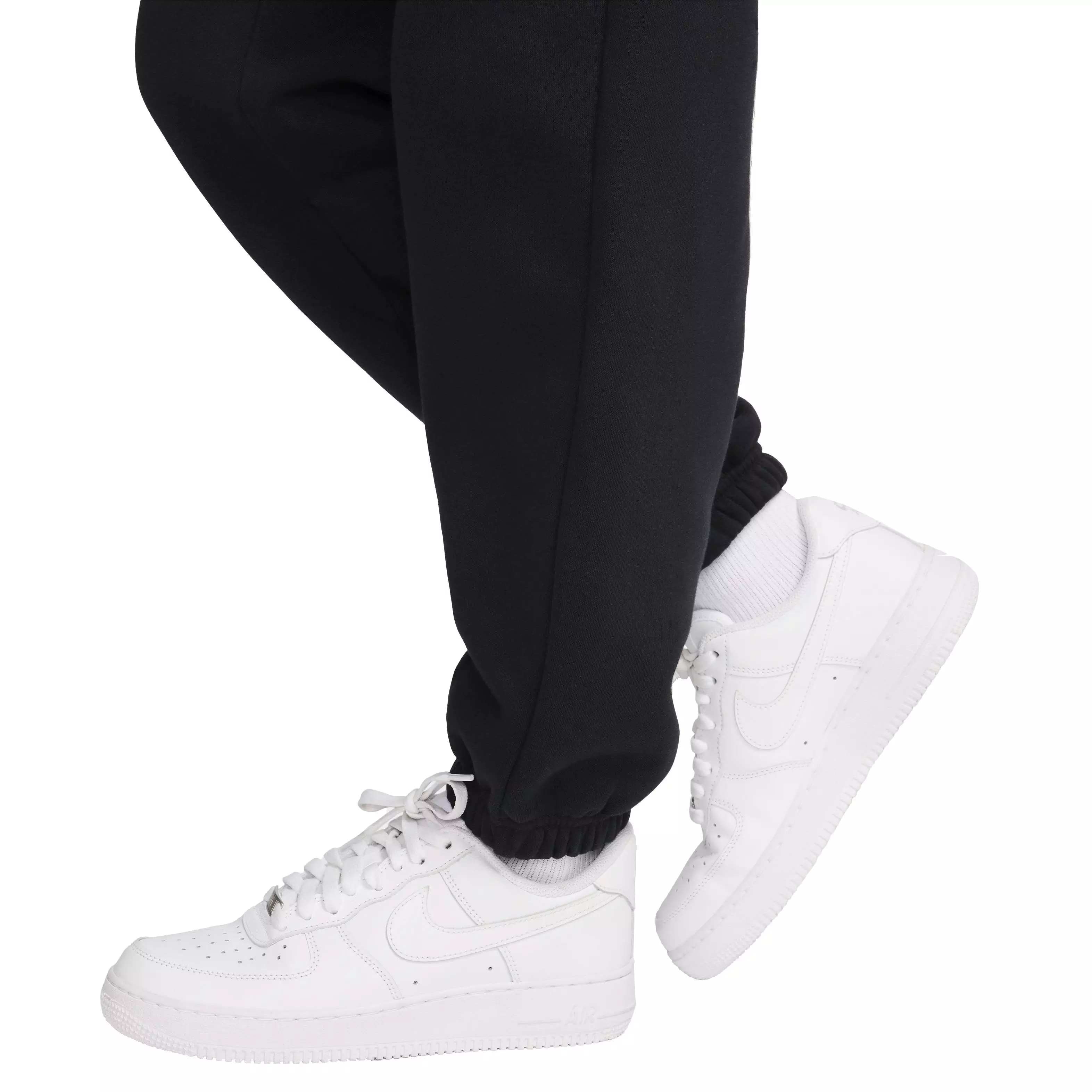 Nike Women's Sportswear Phoenix Fleece High-Waisted Oversized Sweatpants - BLACK