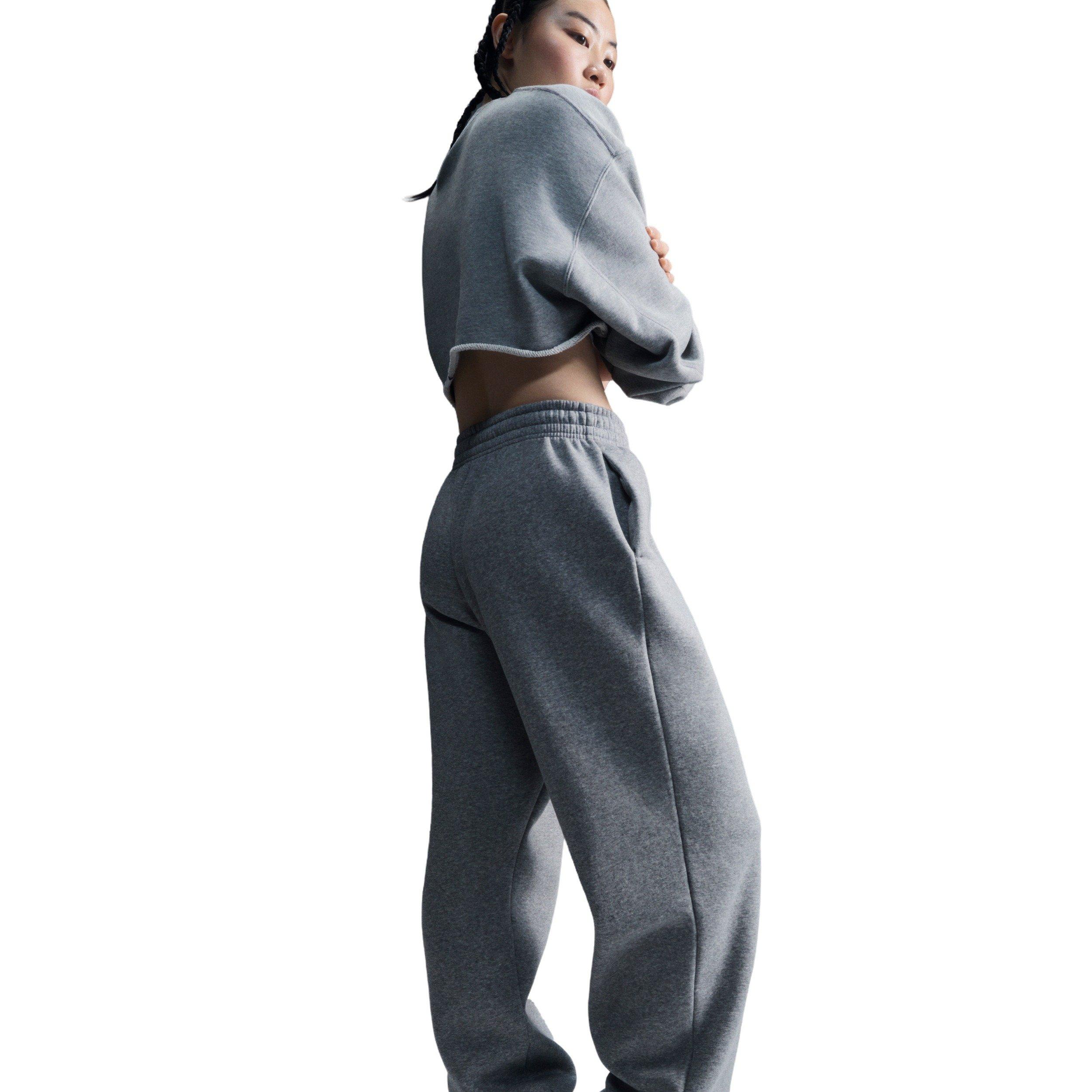 Nike Women's Sportswear Phoenix Fleece High-Waisted Oversized Sweatpants - GREY Thumbnail View 2
