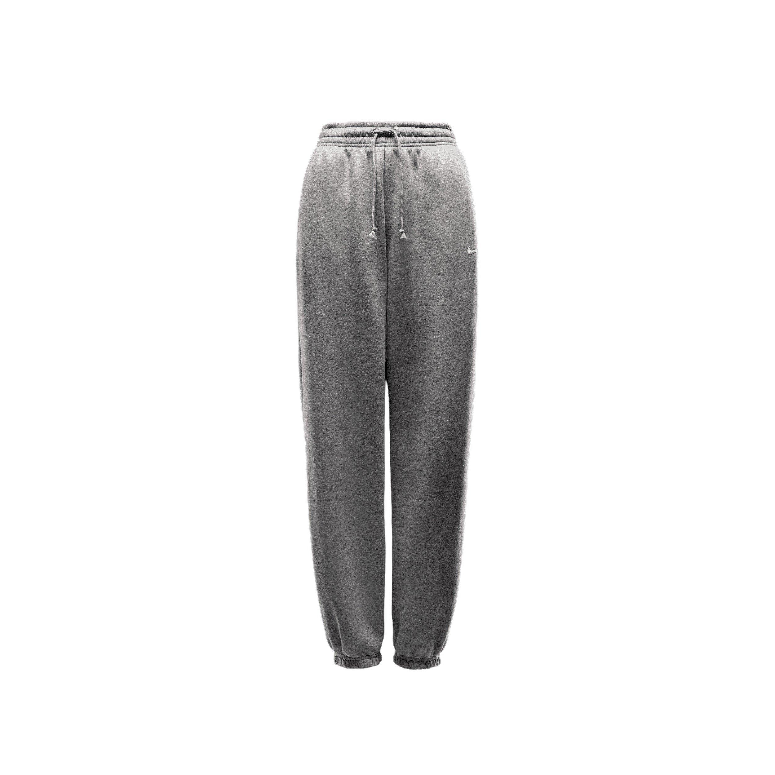 Nike Women's Sportswear Phoenix Fleece High-Waisted Oversized Sweatpants - GREY Thumbnail View 6