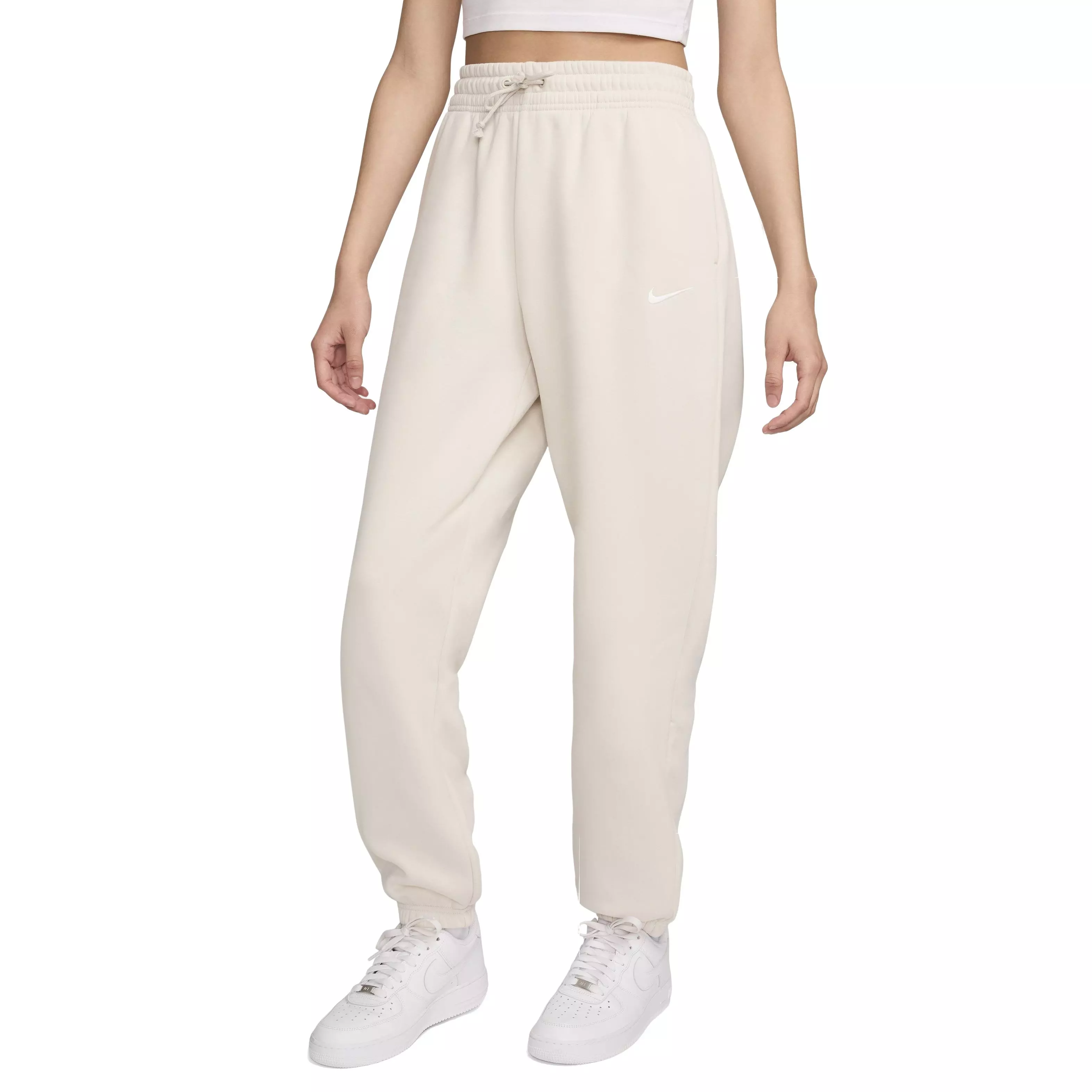 Nike Women's Sportswear Phoenix Fleece High-Waisted Oversized Sweatpants - BROWN