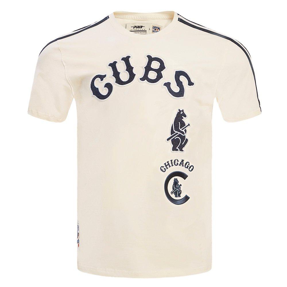 Pro Standard Men's MLB Chicago Cubs Retro Classic Striped Top - EGGSHELL Thumbnail View 1