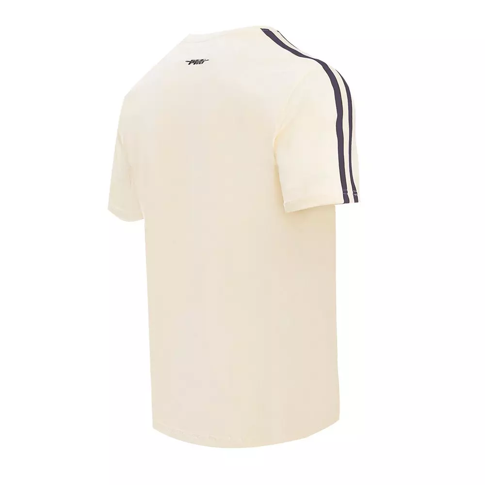 Pro Standard Men's MLB Chicago Cubs Retro Classic Striped Top - EGGSHELL