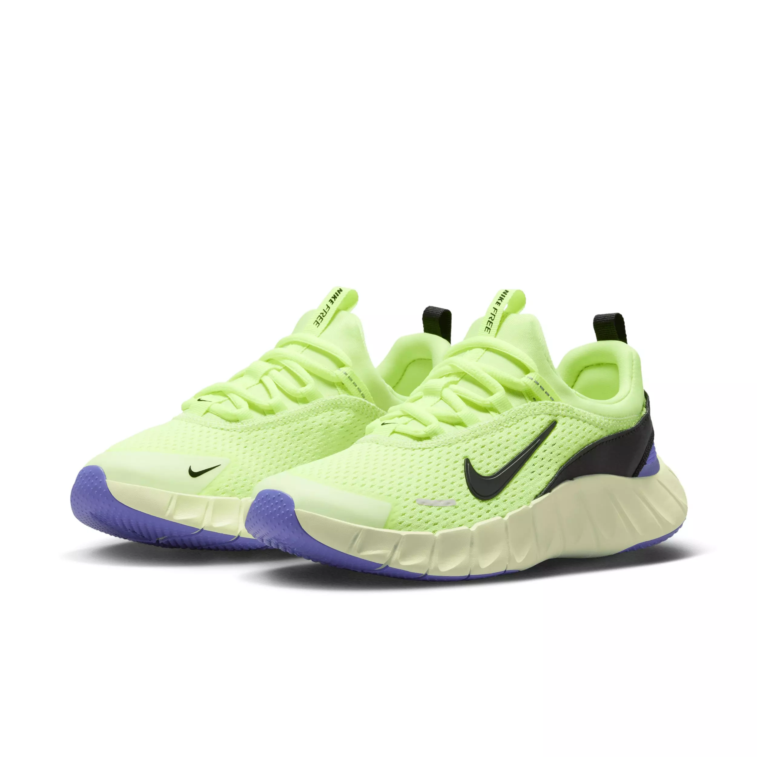 Nike Free Ride "Volt Ice/Lapis/Volt Tint/Black" Grade School Boys' Running Shoe - VOLT/LAPIS/VOLT/BLACK