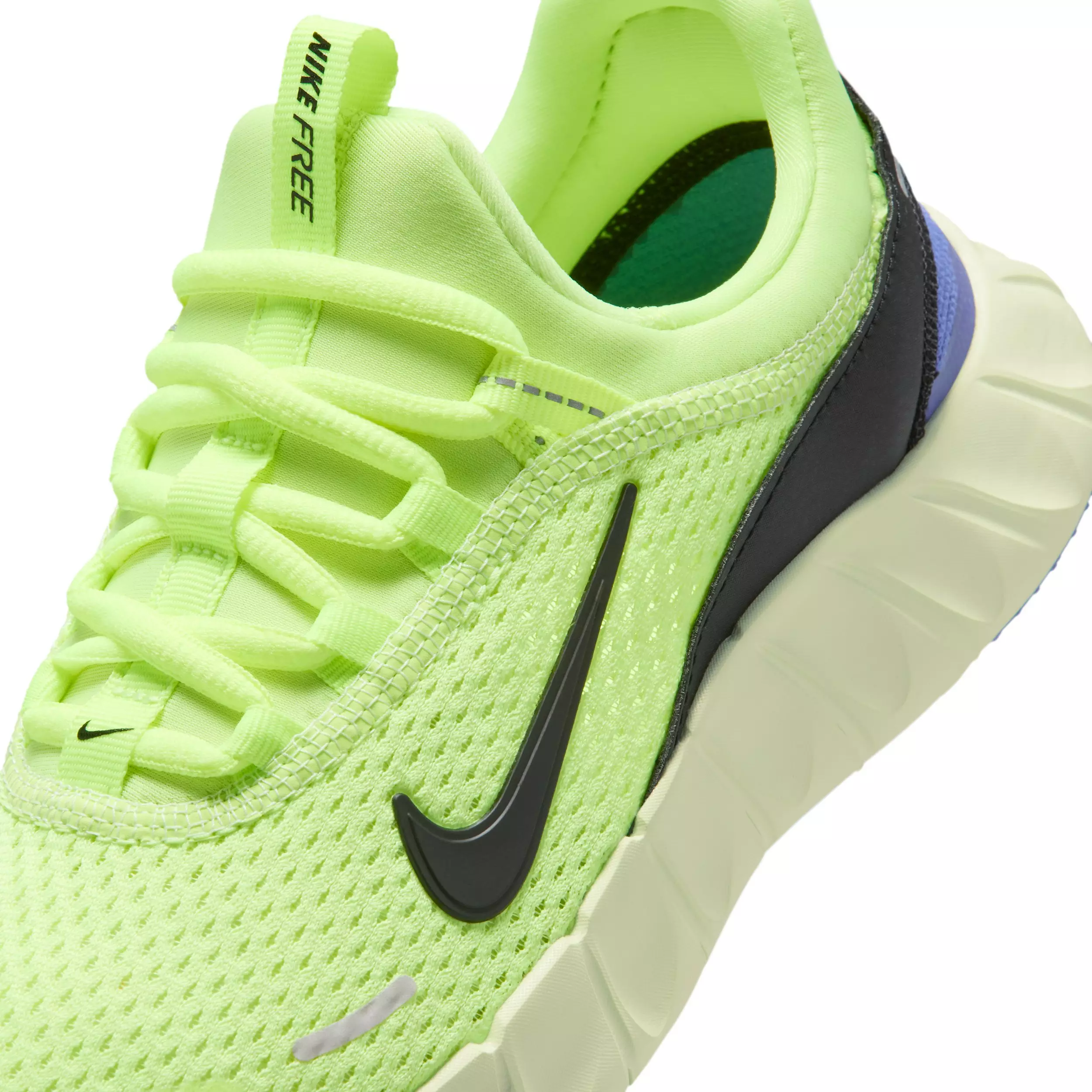 Nike Free Ride "Volt Ice/Lapis/Volt Tint/Black" Grade School Boys' Running Shoe - VOLT/LAPIS/VOLT/BLACK