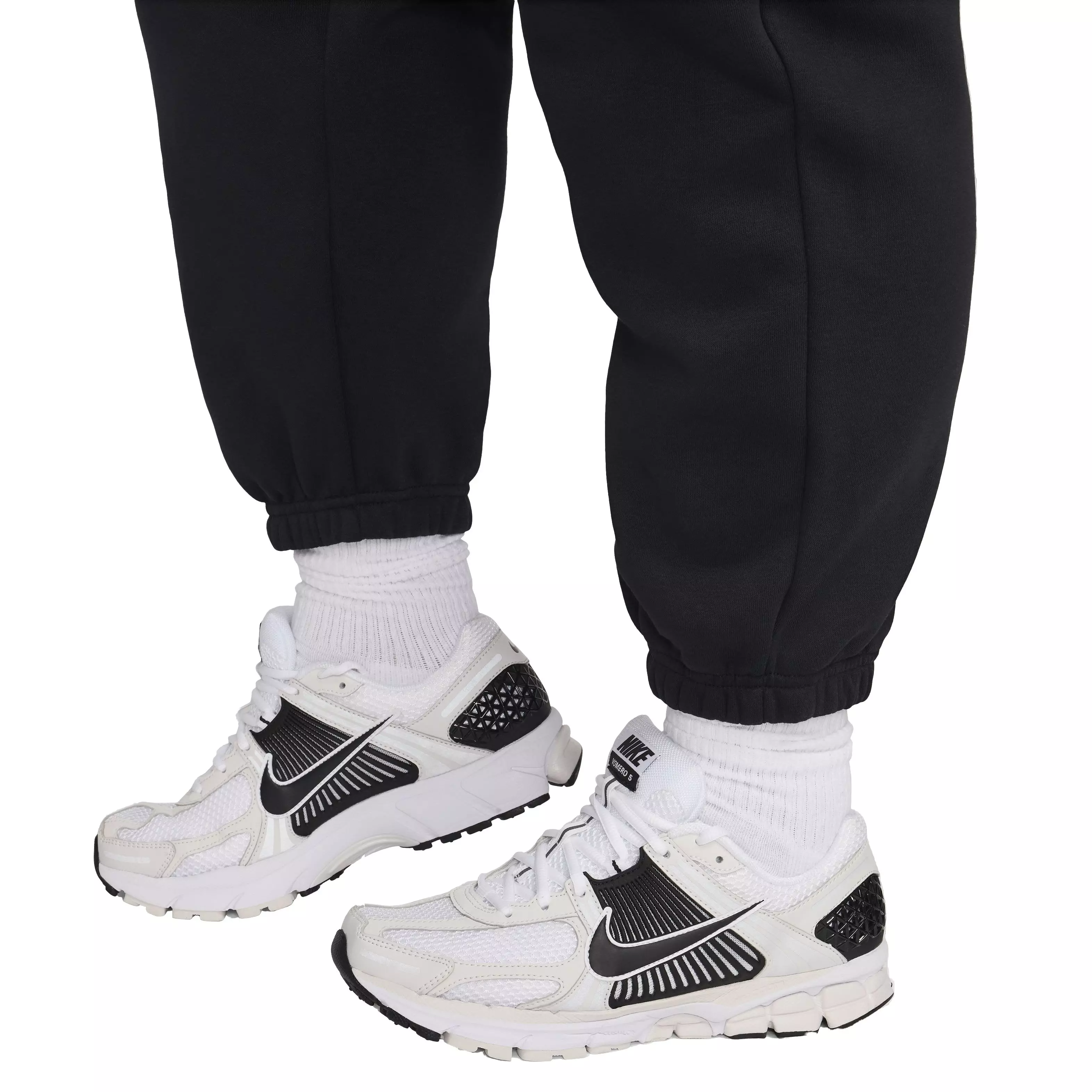 Nike Women's Sportswear Phoenix Fleece Oversized High-Waisted Sweatpants - BLACK